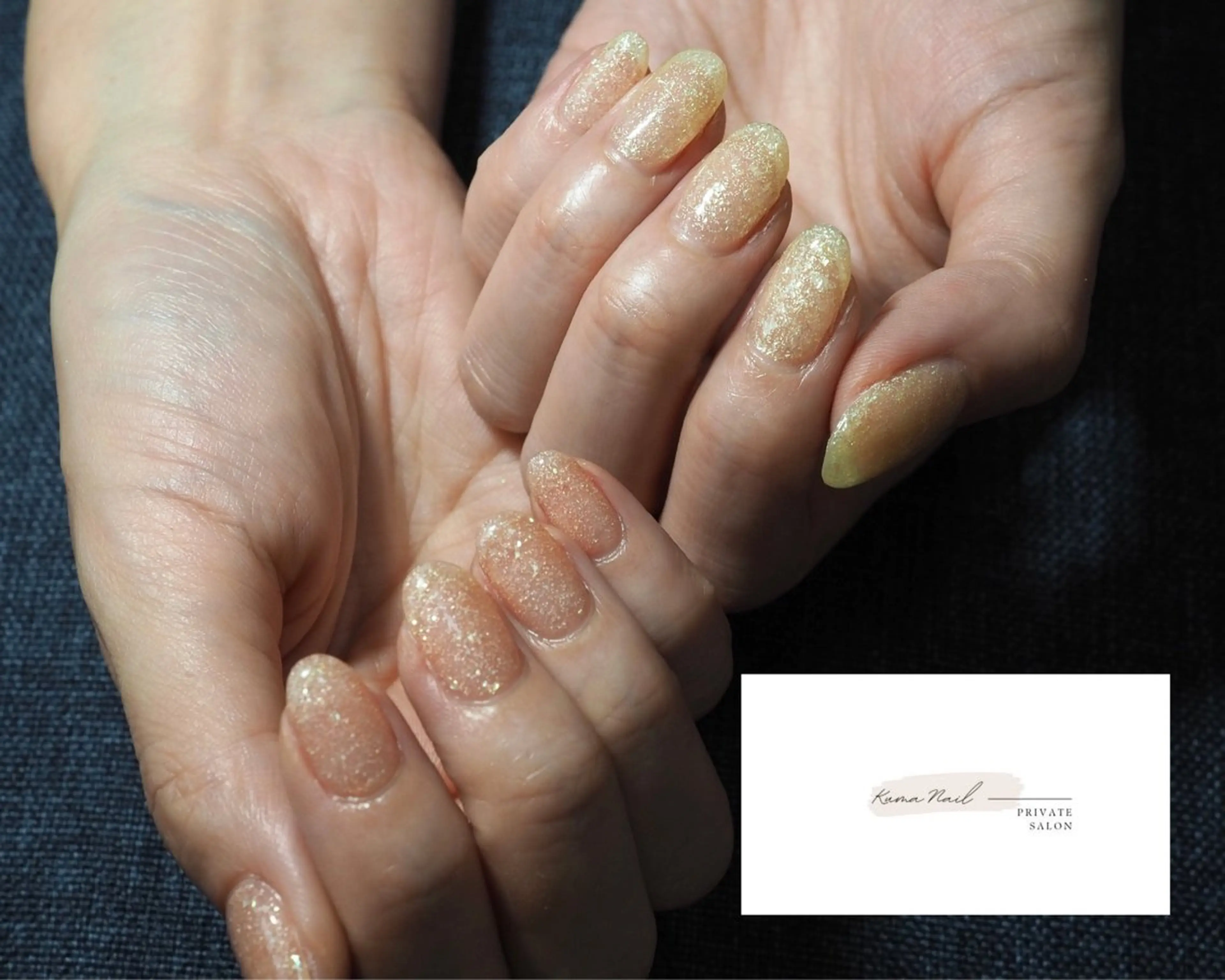 ネイル キラキラネイル ラメ(グリッター) ワンカラーネイル 夏ネイル 藤が丘/守山/長久手 Kuma Nailのネイルデザイン