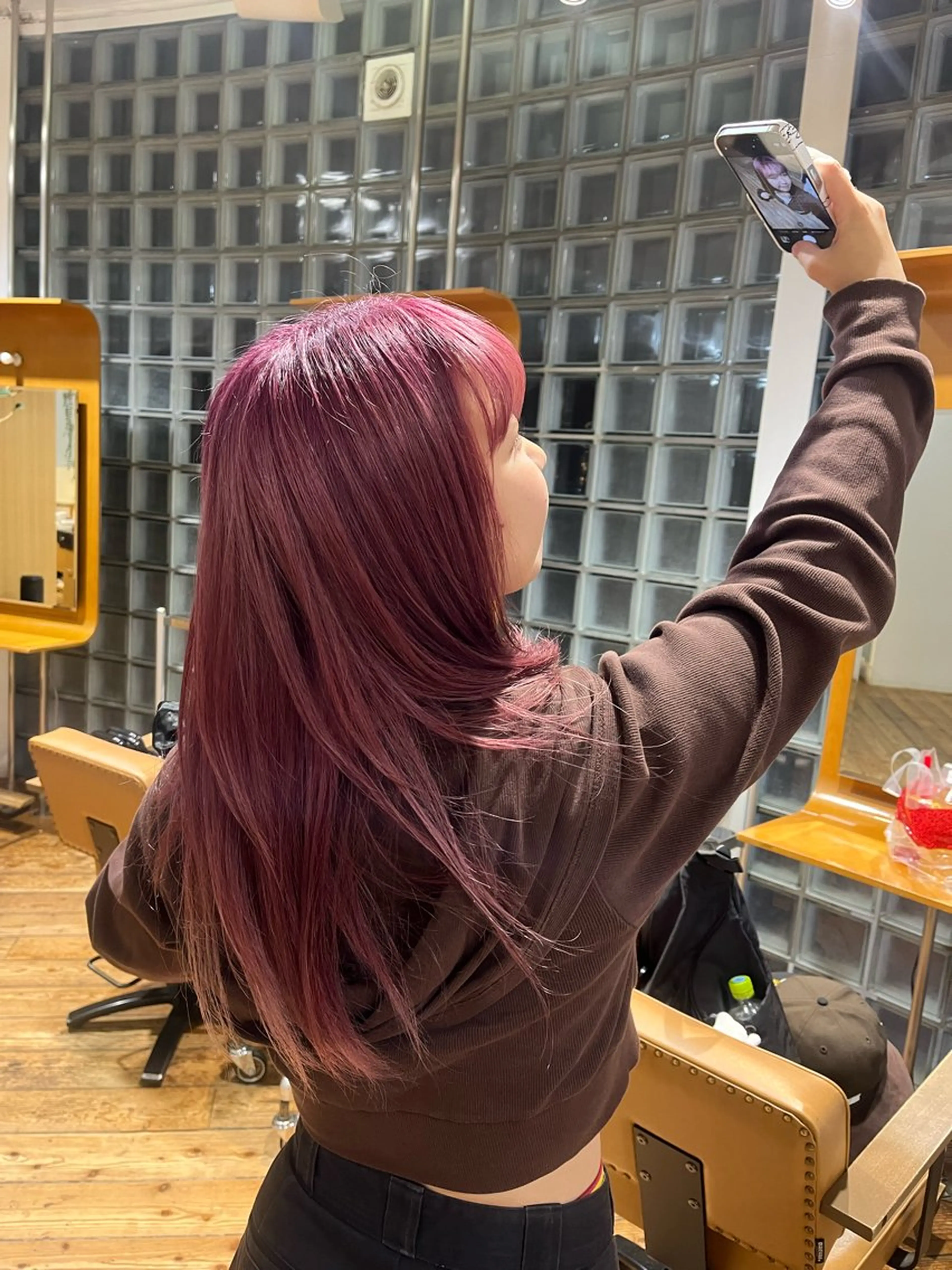 ロング カラー カット/パーマモデル 募集🩵　yukaのヘアスタイル