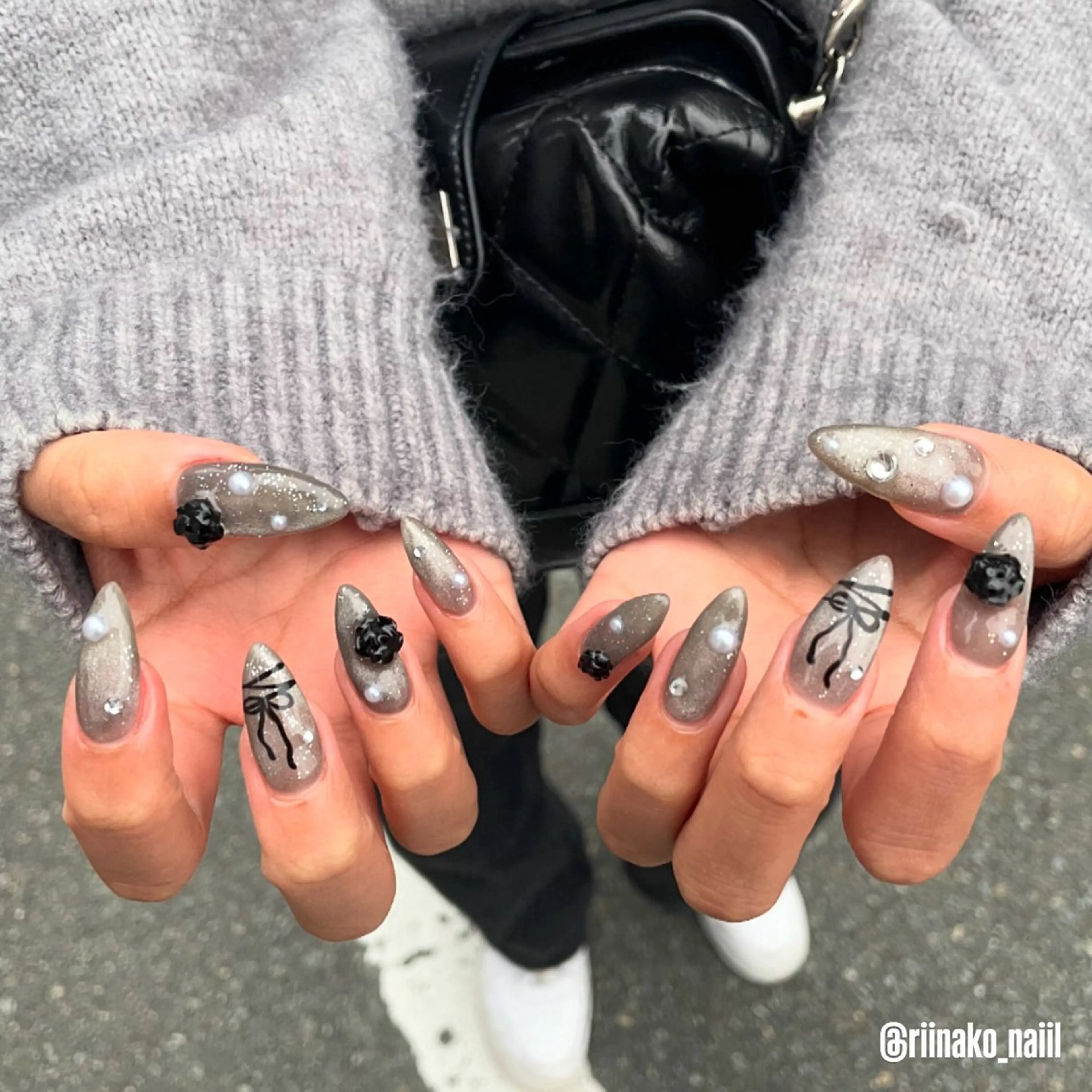 ネイル ハンドネイル フットネイル ネイルサロンアネラ所属・Nail💞 rinakoのネイルデザイン