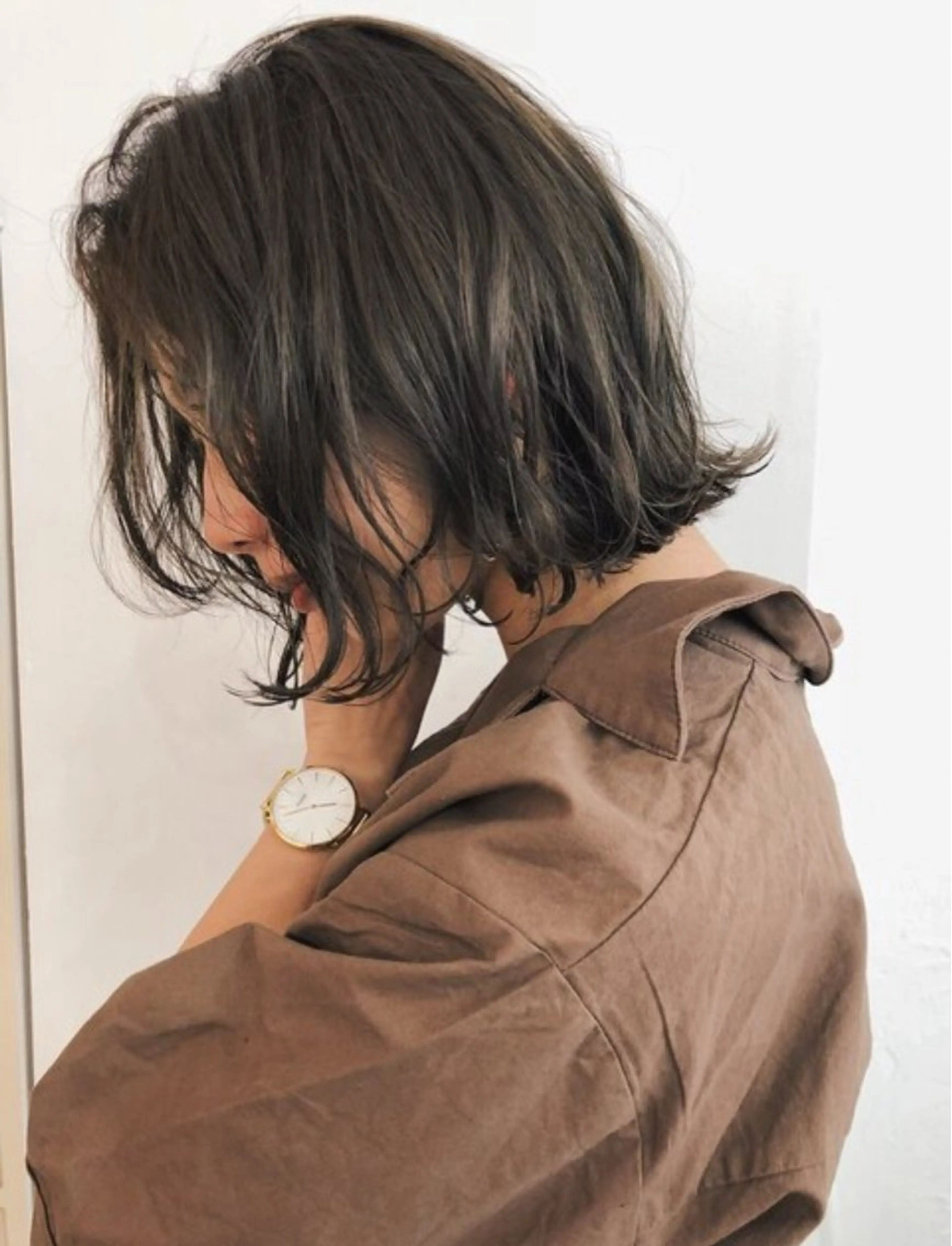 カラー 黒髪 ヘアカラー トリートメント 🎀メンズパーマ☆ 艶カラー☆Syuriのヘアスタイル