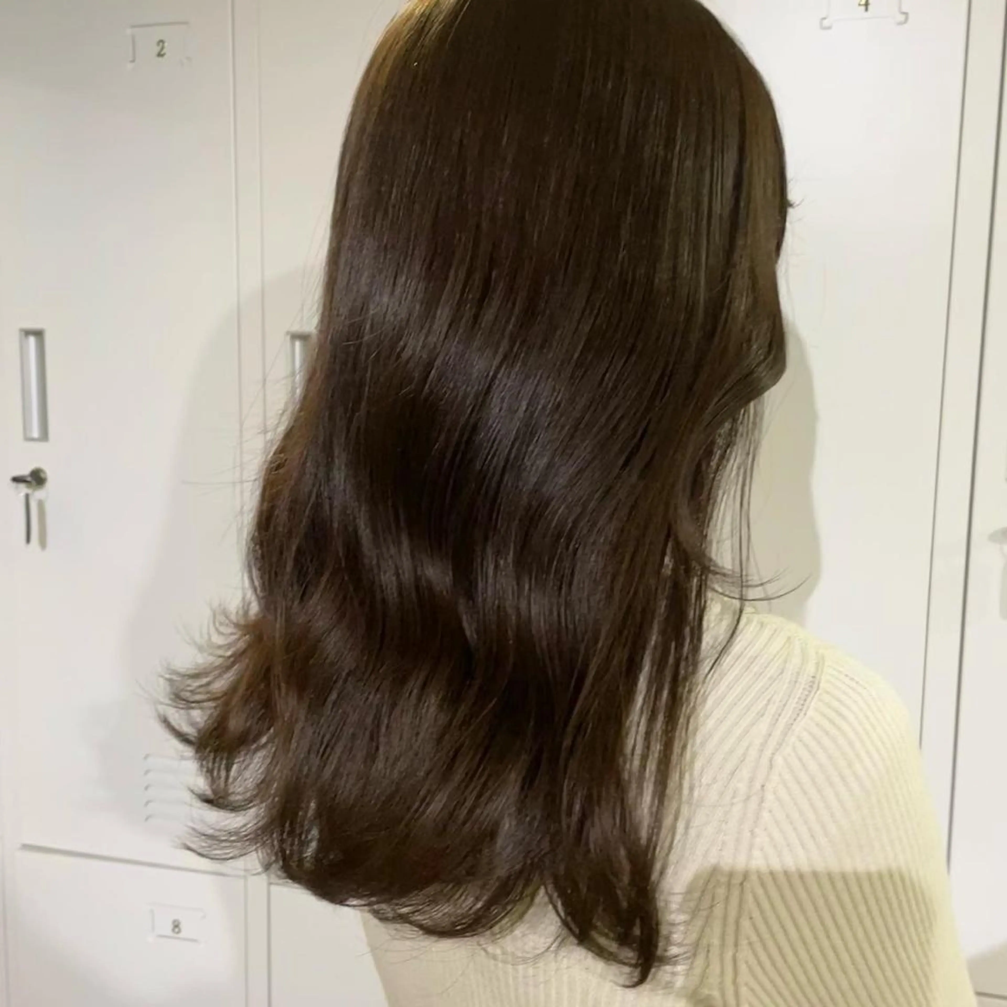 ミディアム カラー ボブヘアカット Rikapi❤️のヘアスタイル