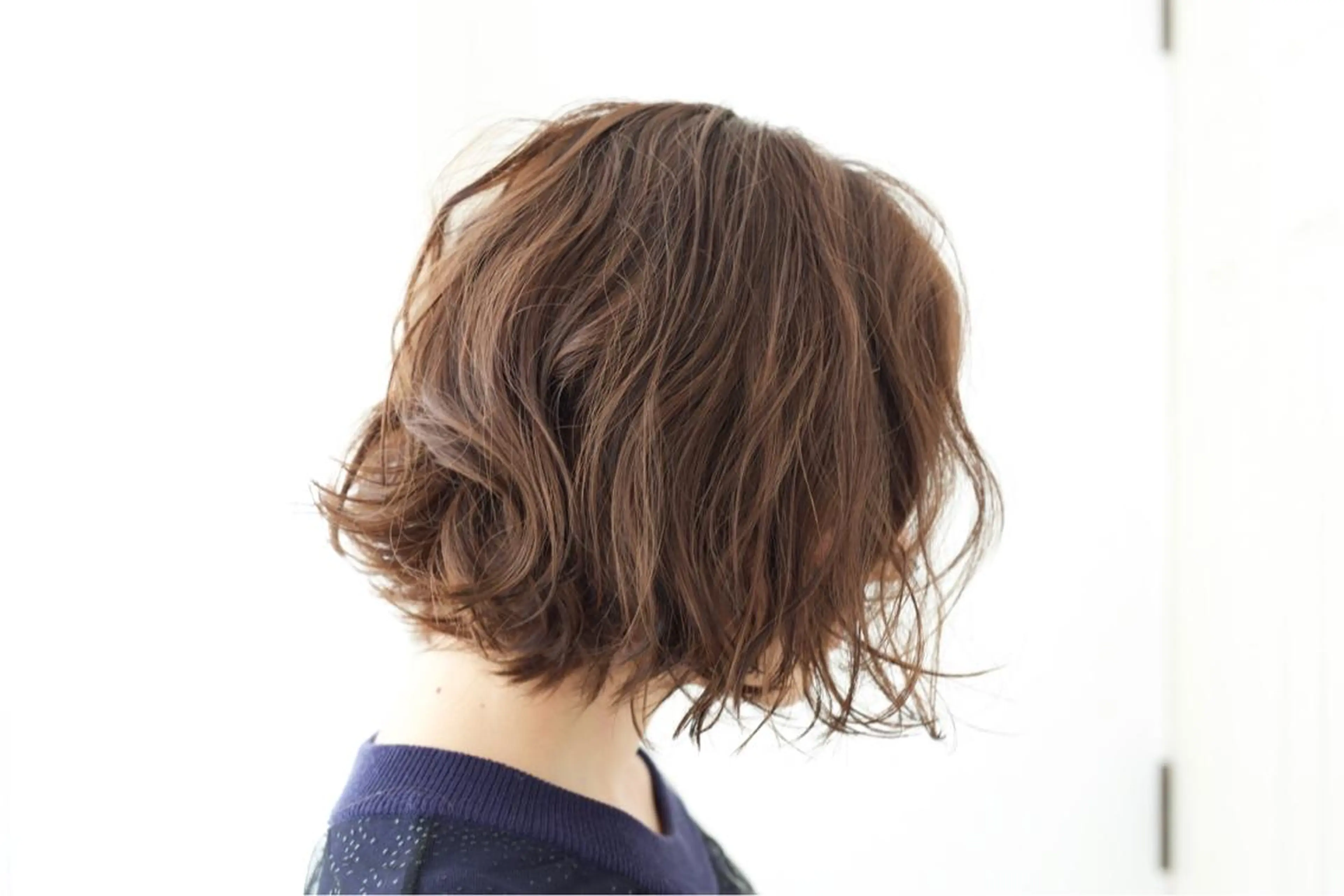 ミディアム パーマ fio マナミのヘアスタイル