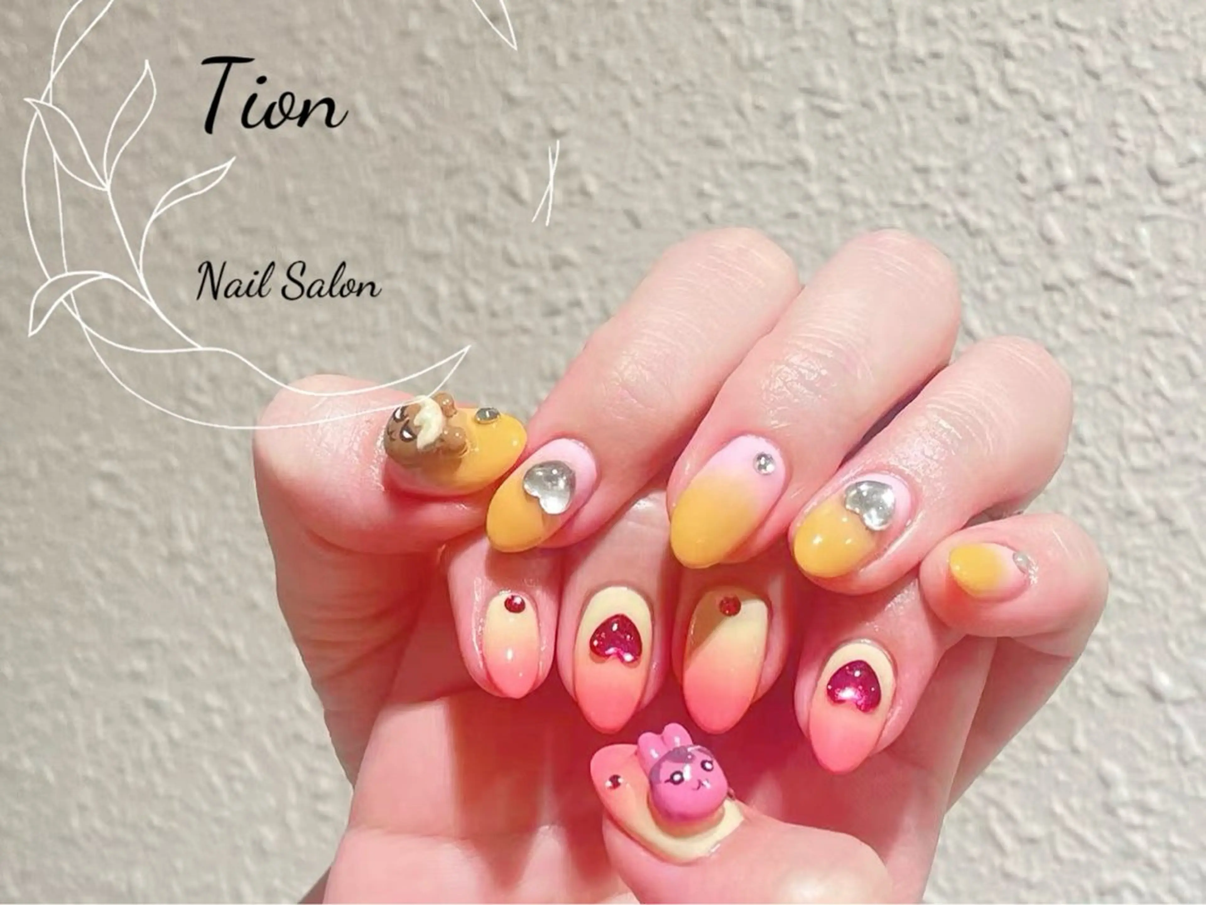 ネイル チークネイル 長さ出し フットネイル フレンチネイル ジェルネイル Nailsalon Tion武蔵小杉店所属・Nailsalon Tion武蔵小杉店のネイルデザイン