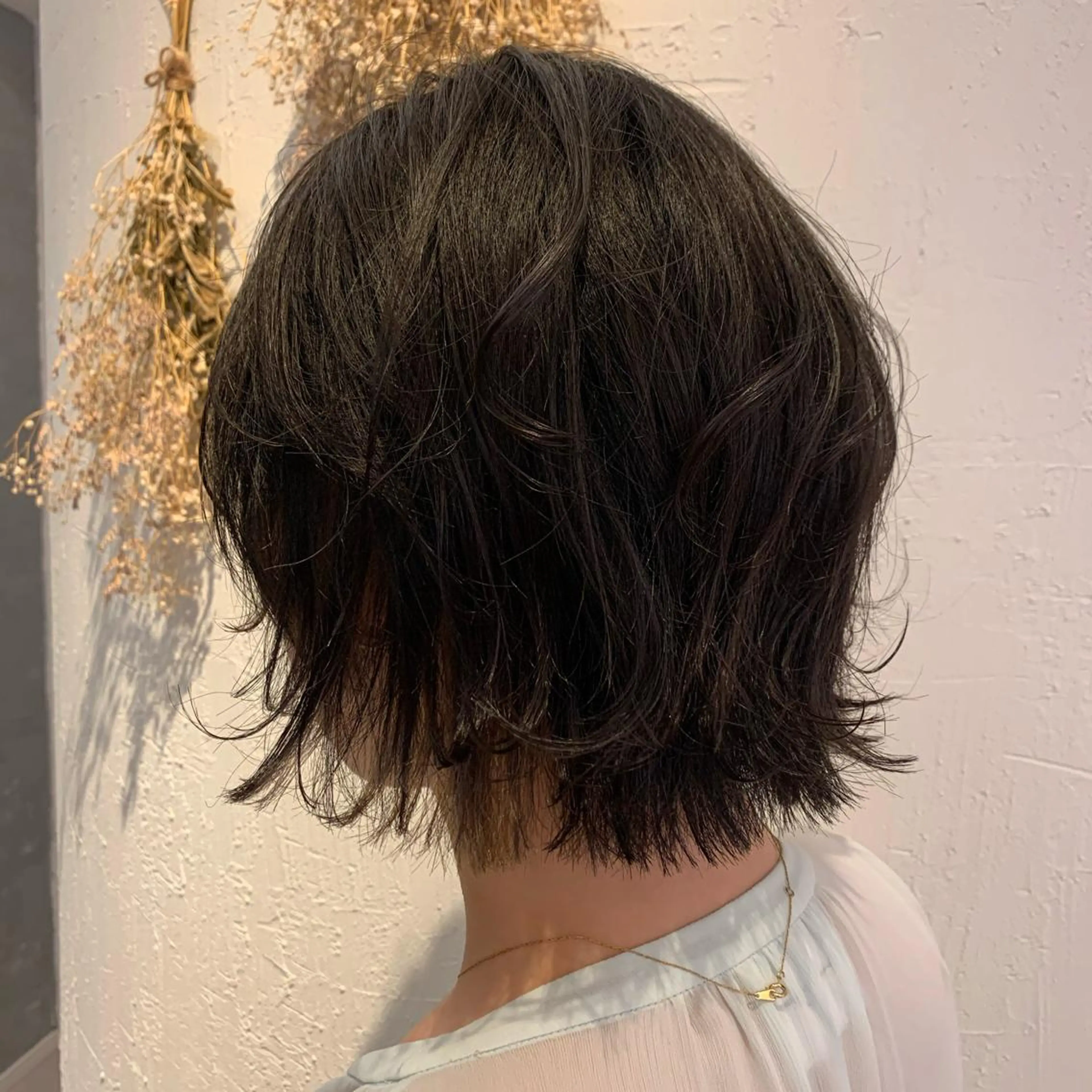ショート 切りっぱなしボブ ボブ kuschel モリオカのヘアスタイル