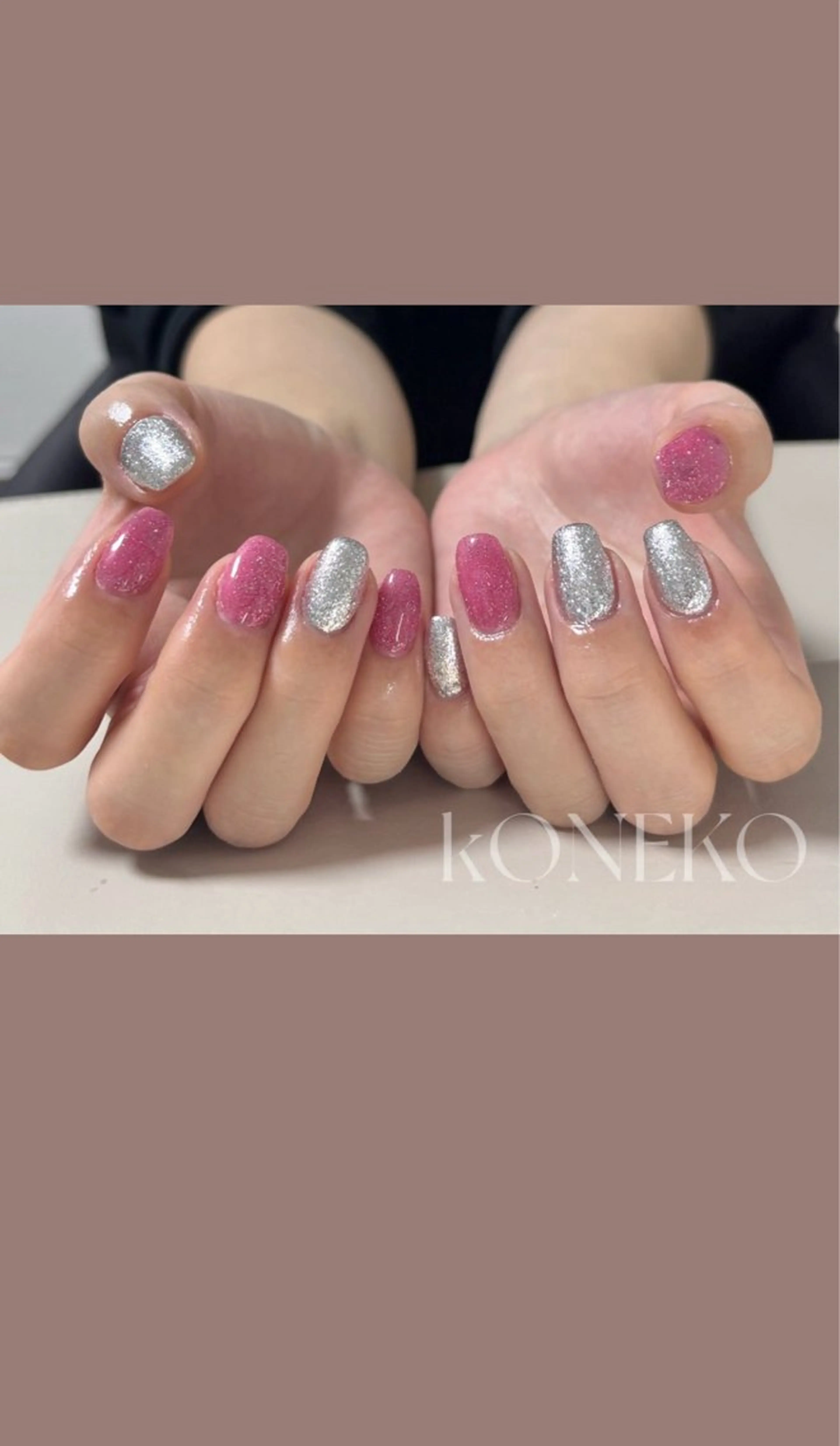 ネイル ハンドネイル コネコネイルサロン モデル用のネイルデザイン