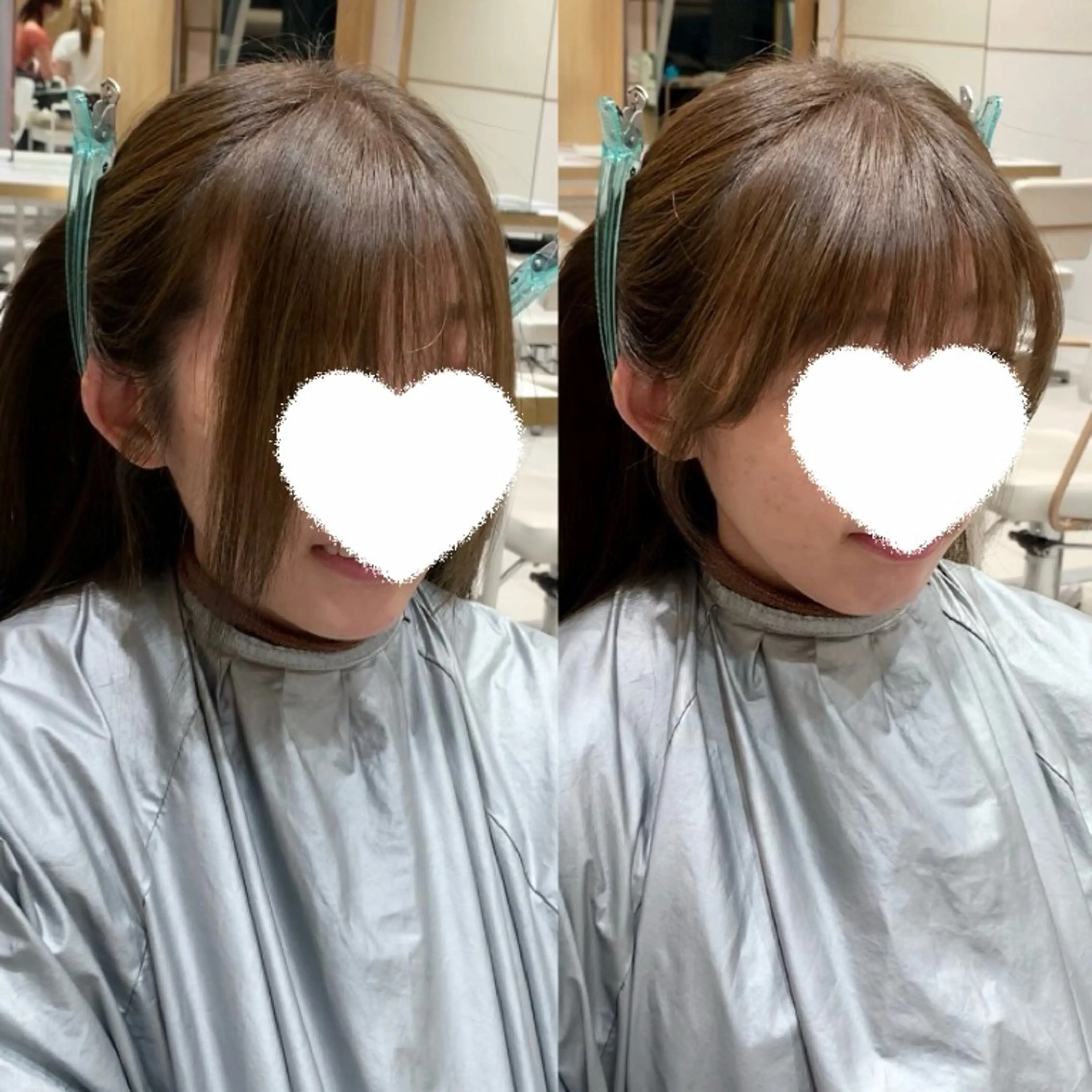 ミディアム 内田 志乃のヘアスタイル