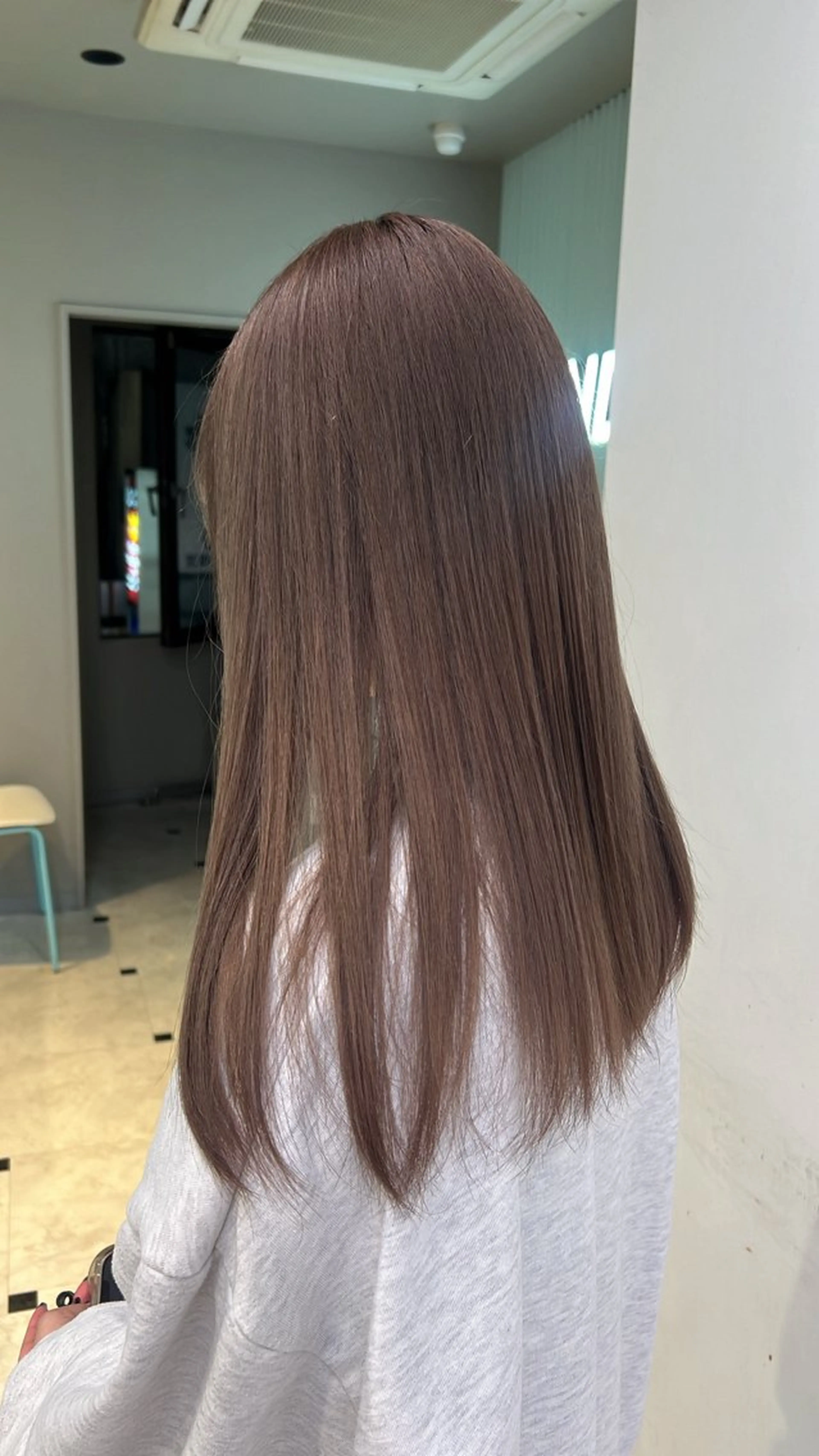 セミロング カラー ヘアカラー トリートメント ヘッドスパ ヘアセット 🥞ベージュ系カラー 【すずきりほ】🥞のヘアスタイル