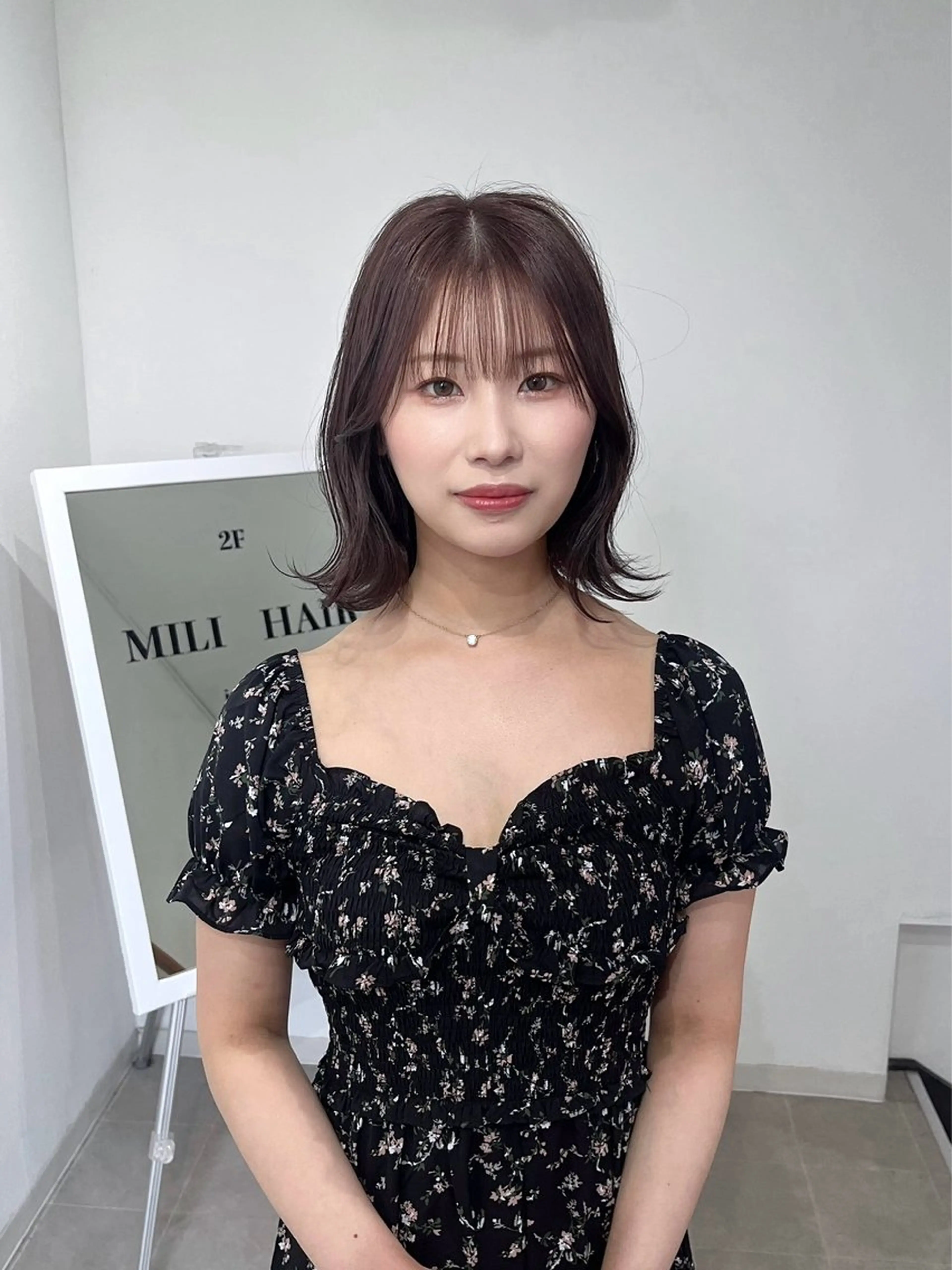 透明感アディクシーカラー💙ケアプロ使用ヒートメモリートリートメント付きの写真