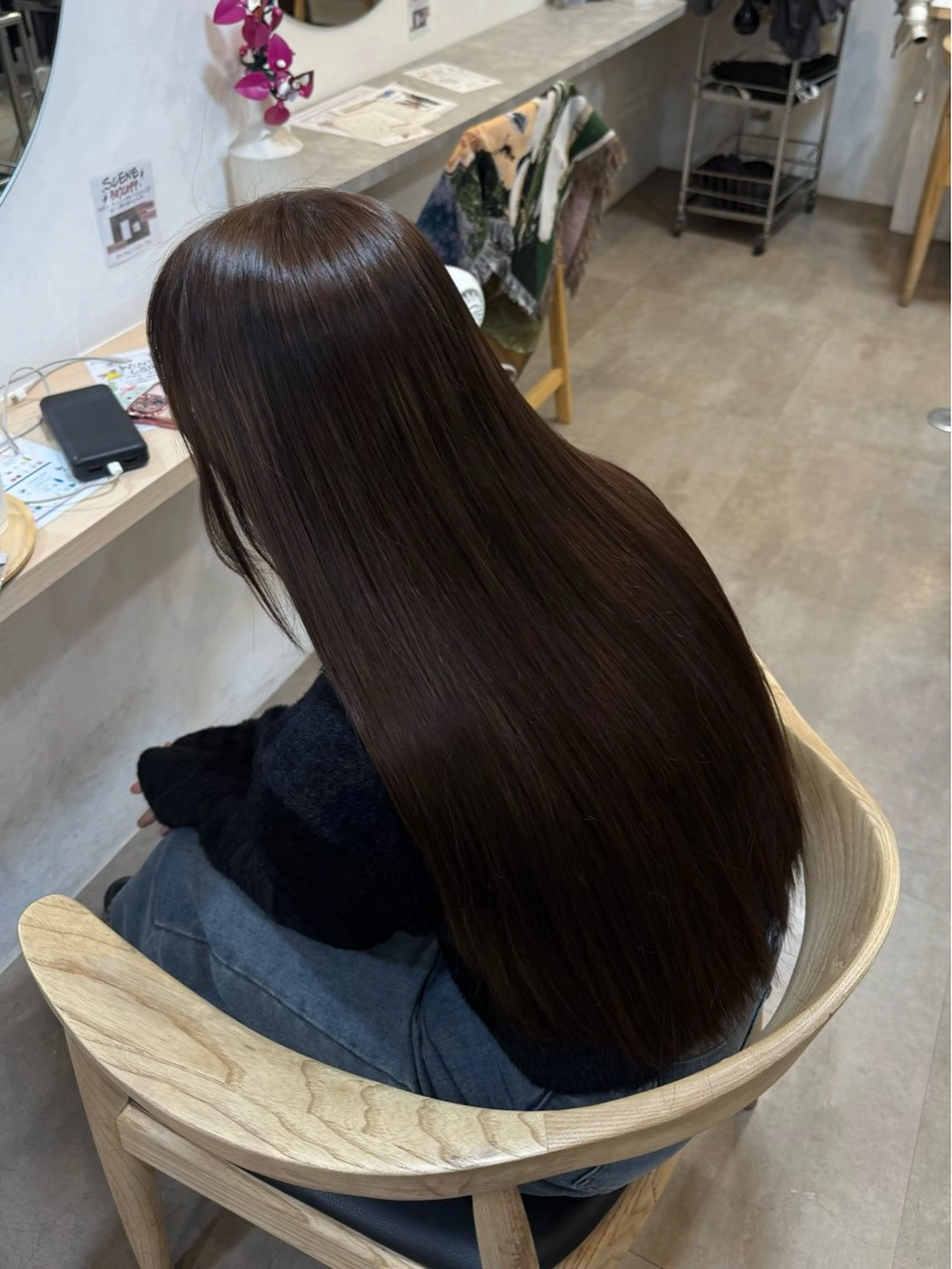 ロング カラー トリートメント H 梅田所属・藤本 泰 /レイヤー カットモデル様募集中のヘアスタイル