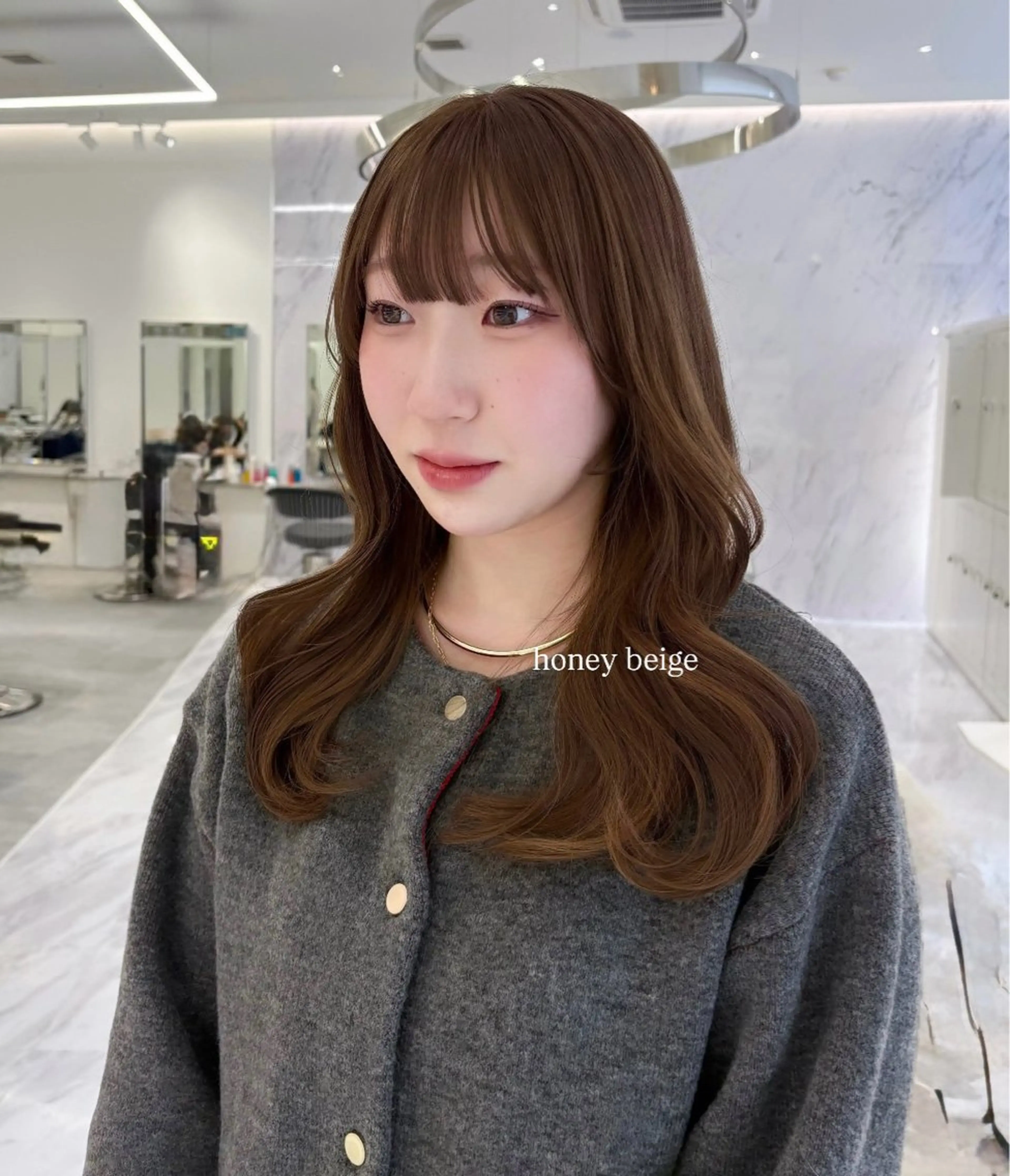 【✨12.1月限定✨】🩶透明感ワンカラー🩶＋似合わせ顔周りカット👱🏻‍♀️✨の写真