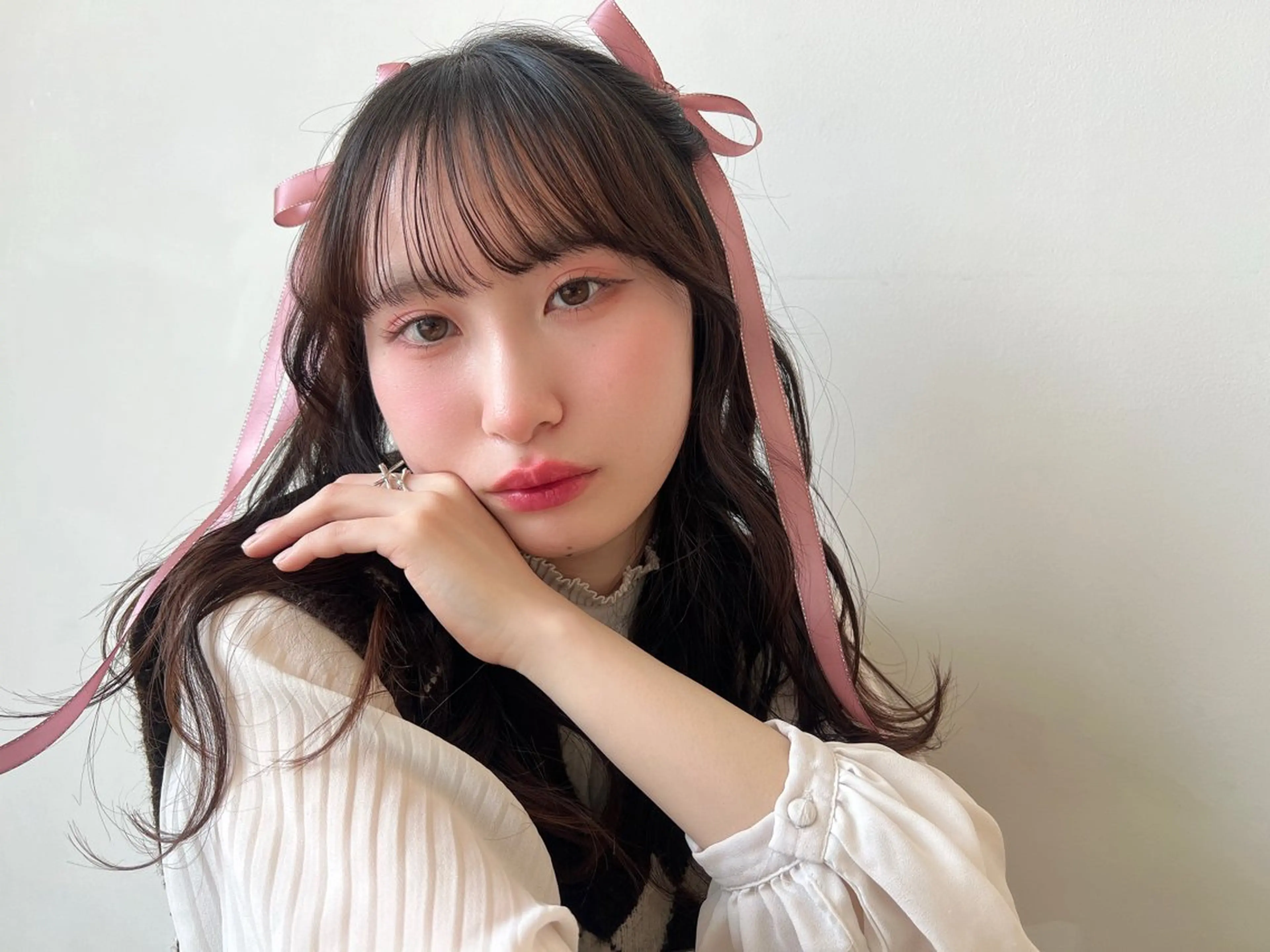 セミロング カラー KEYMAN MEGUMIのヘアスタイル