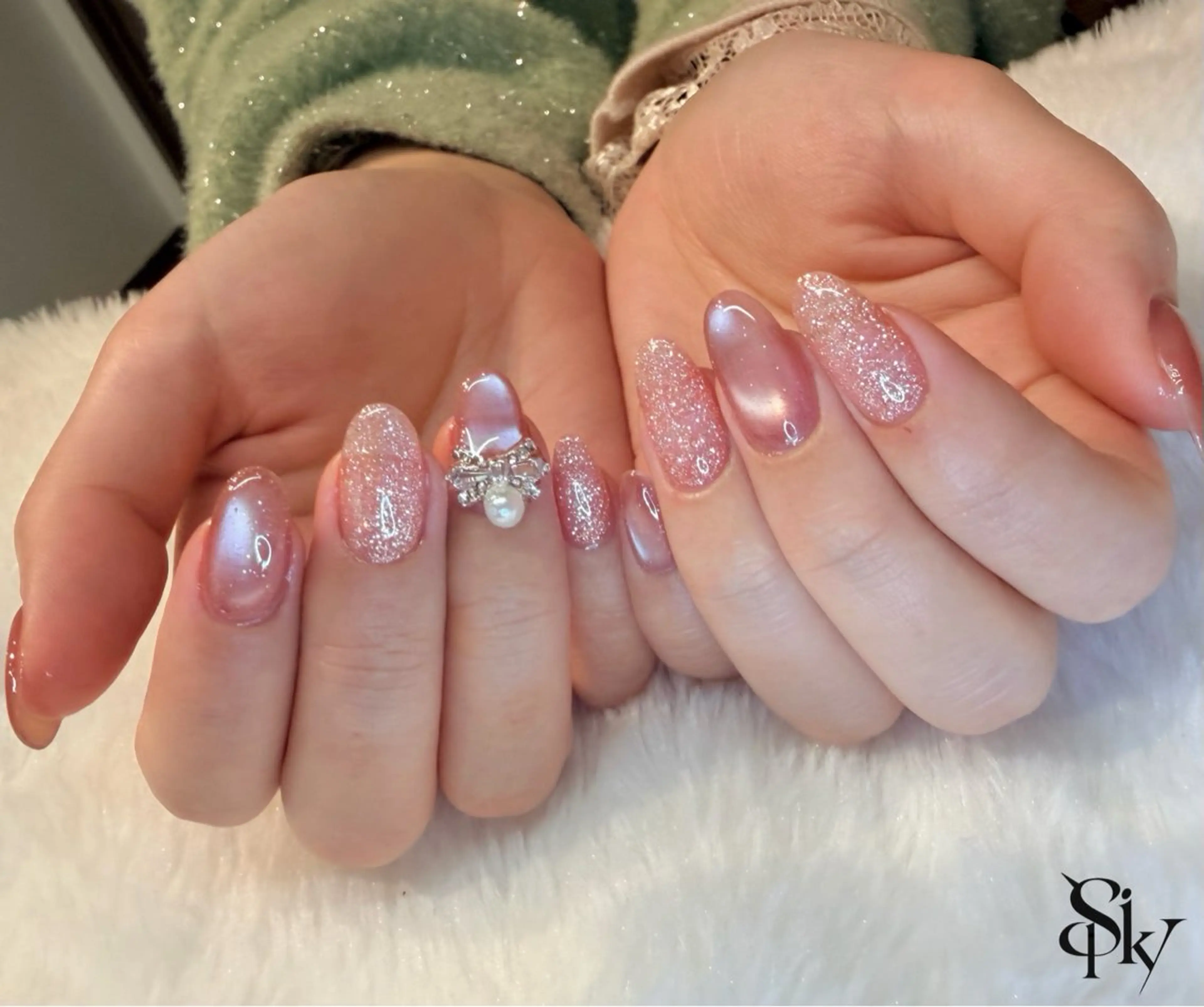 ネイル ハンドネイル Spiky とうげ ふうかのネイルデザイン