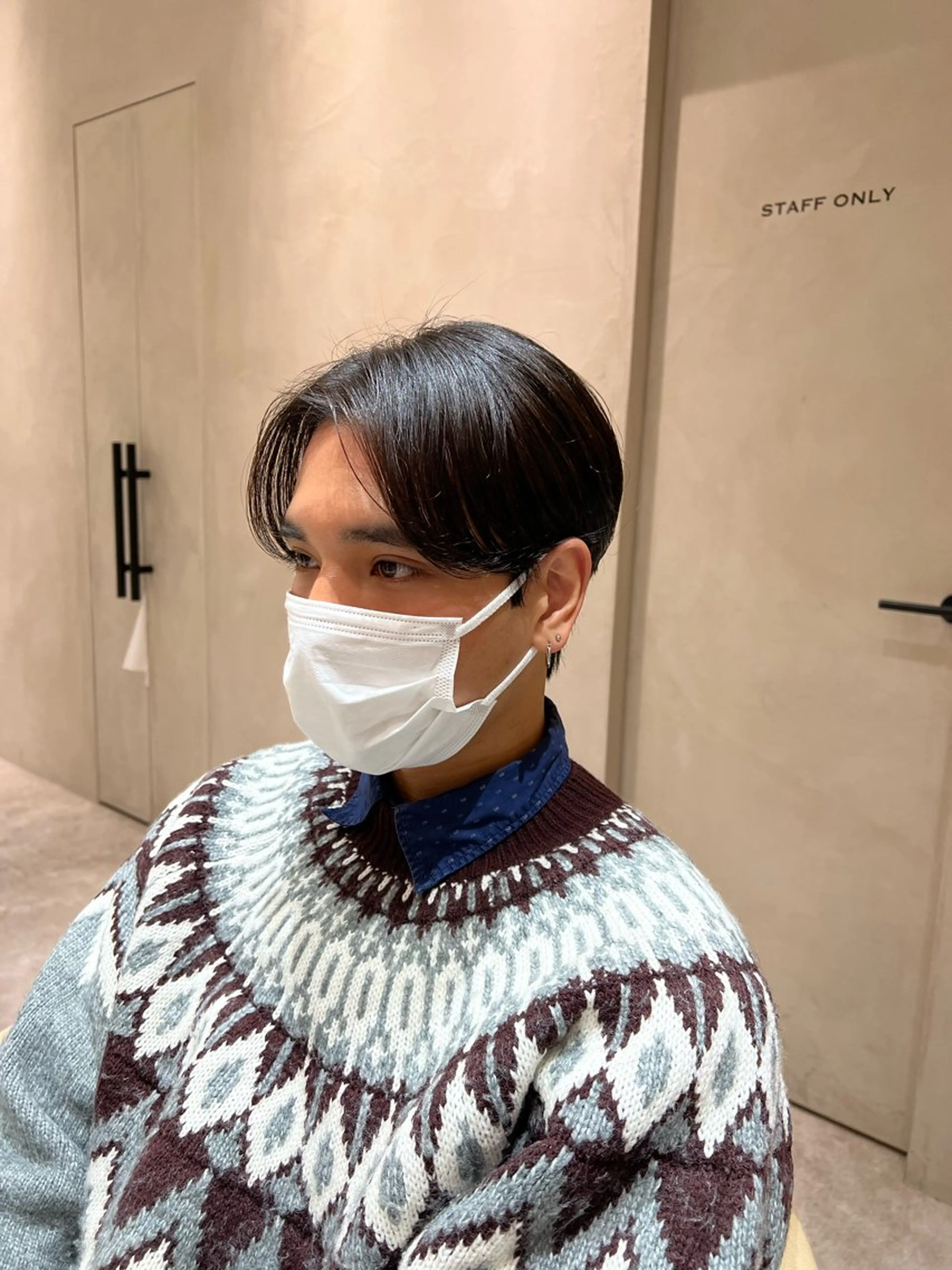 ショート パーマ メンズ fifth JINGUMAE所属・波巻きスパイラルパー マ/シャドウパーマ駿のヘアスタイル