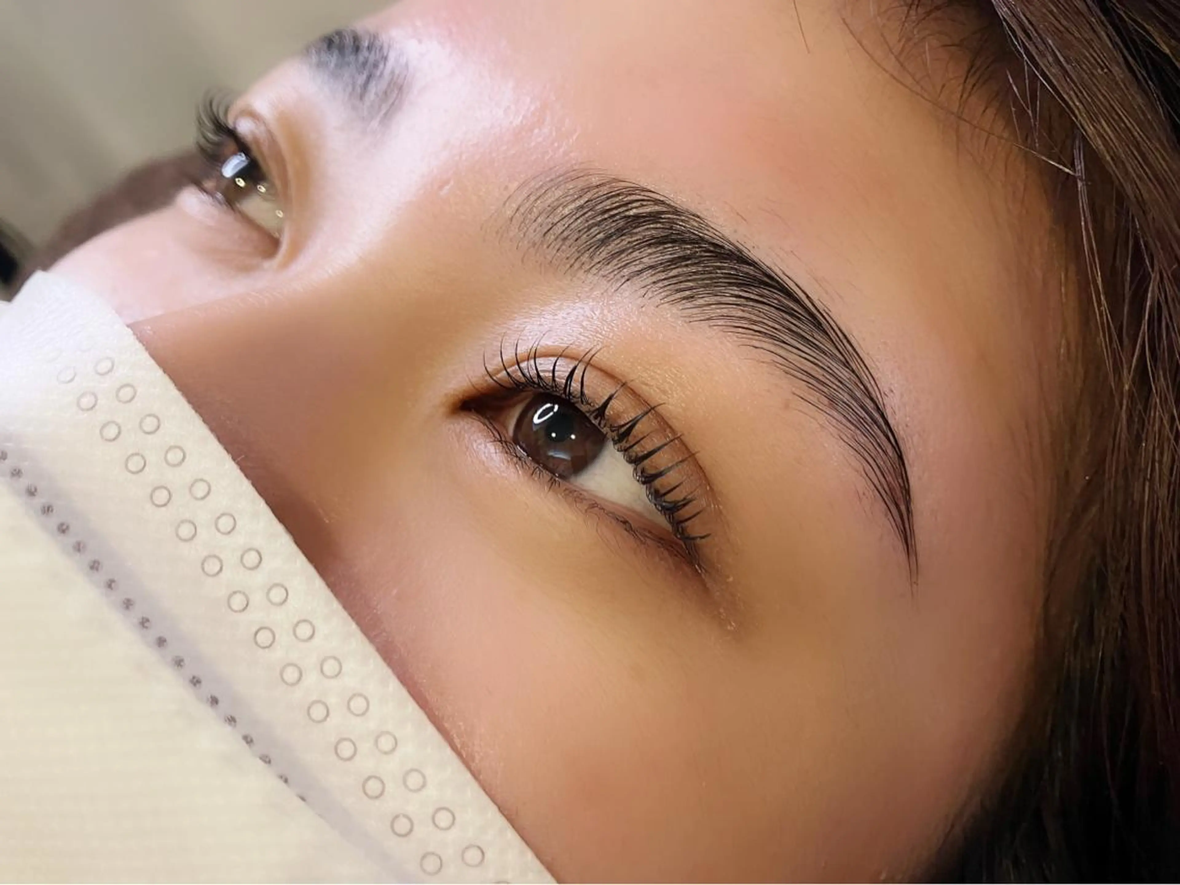 マツエク・マツパ アイブロウ Cカール ナチュラル Hair&Make Nahoのマツエク・マツパデザイン