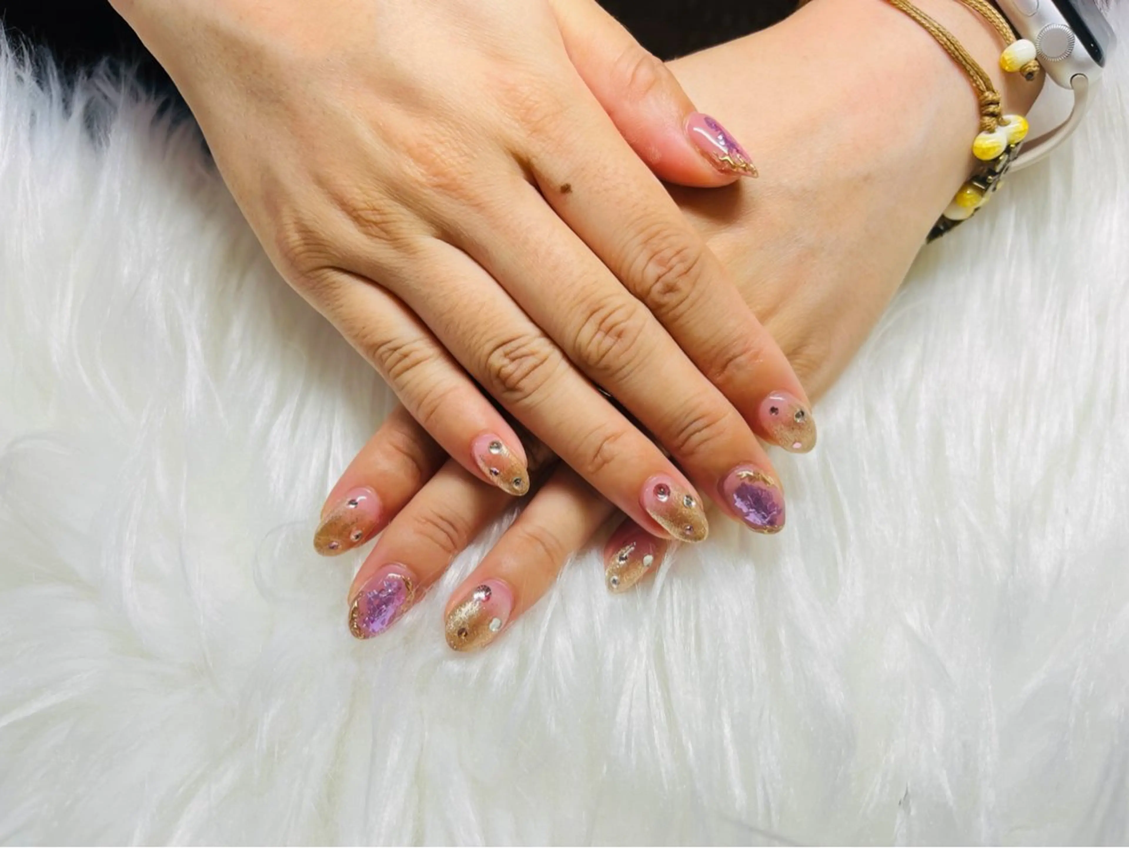 ネイル キラキラネイル AngelCoco Tabataのネイルデザイン