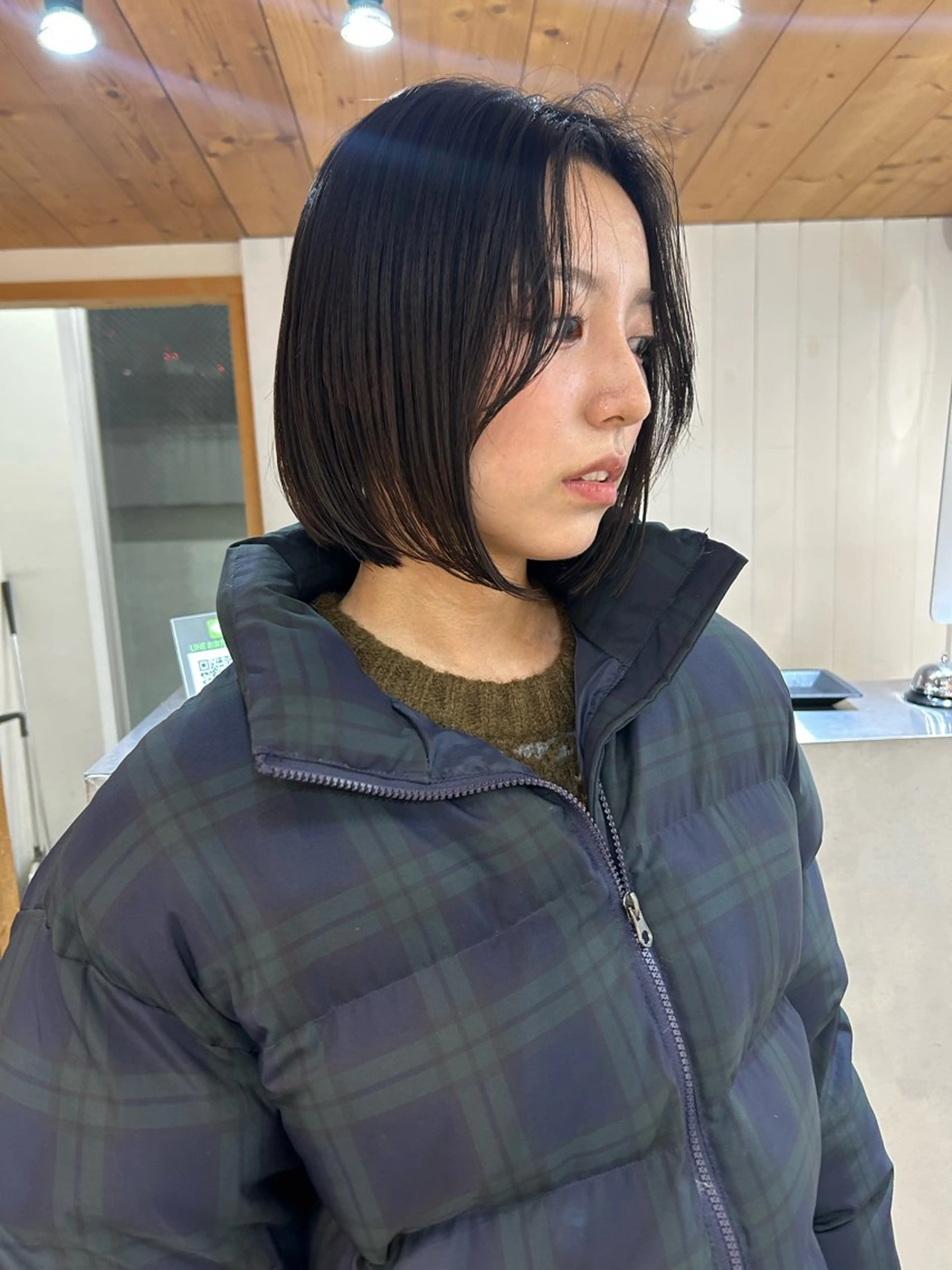 ショート カラー ボブ カット ヘアカラー トリートメント 🧸艶々韓国ヘア 🧁mizunaのヘアスタイル