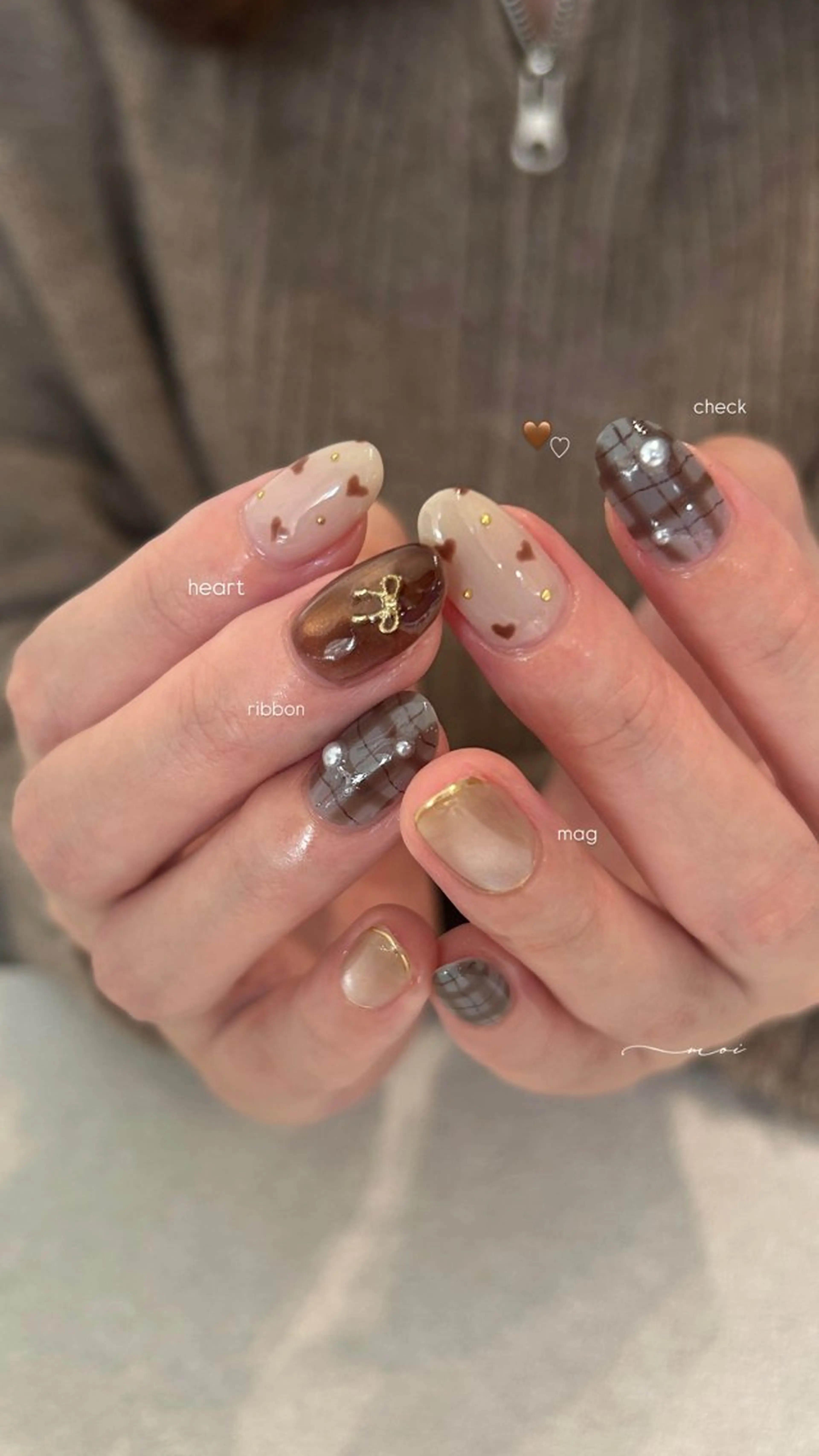 ネイル ハンドネイル nail salon moiのネイルデザイン