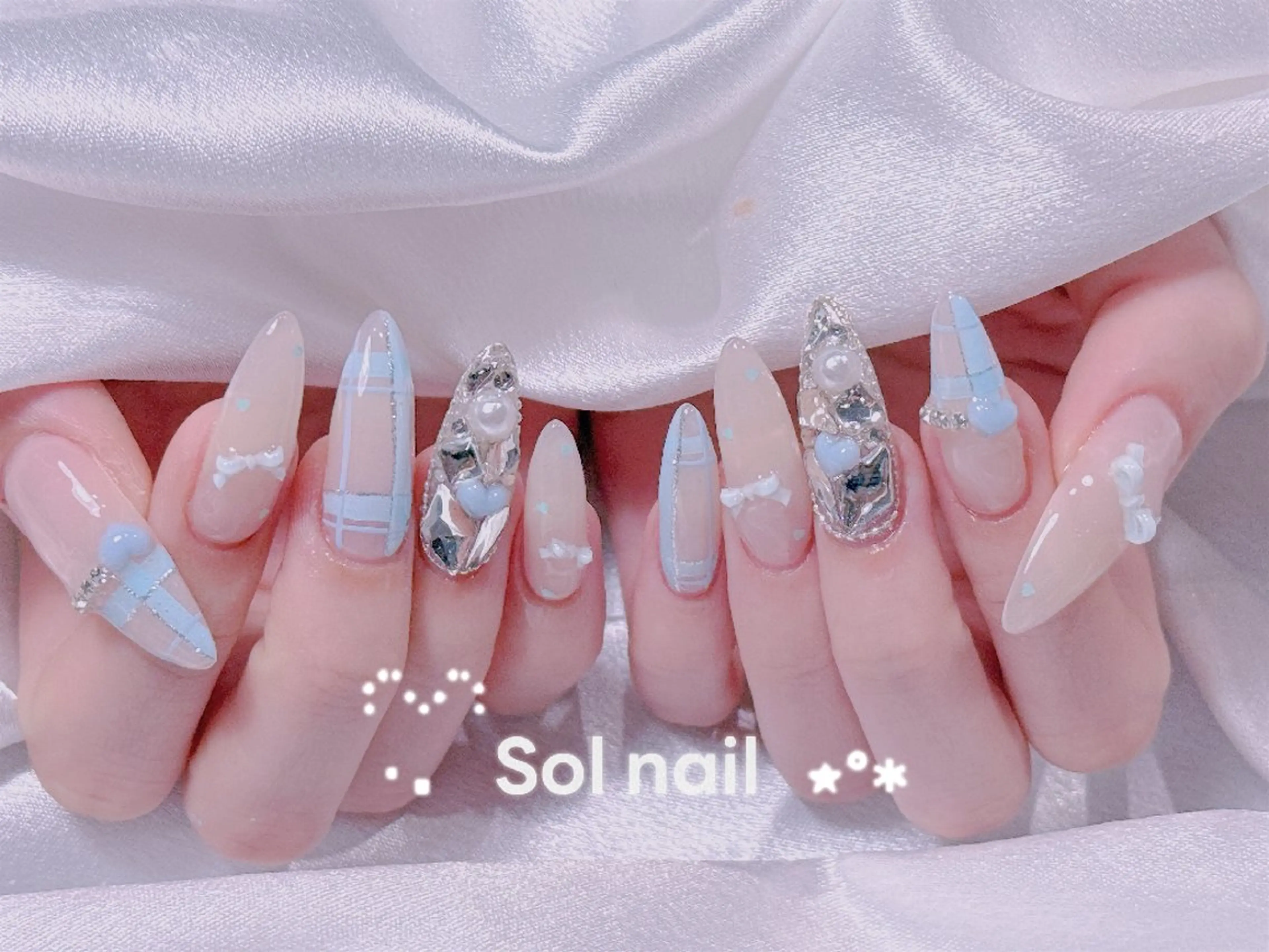 ネイル ハンドネイル ハンドケア パラジェル＆フィルイン取り扱いサロンSol Nail所属・Sol Nail ミネのネイルデザイン