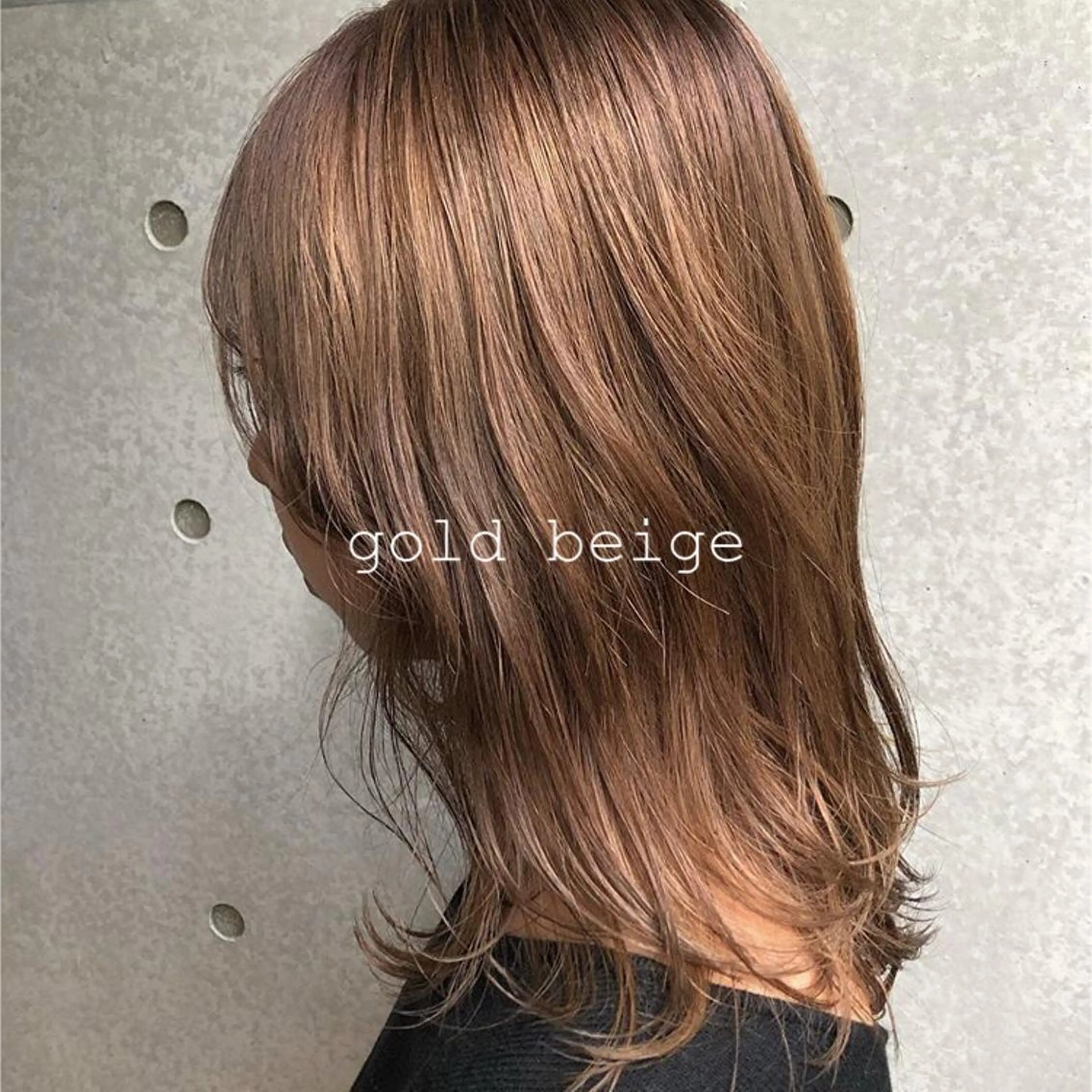 セミロング カラー 🤎ベージュカラー 🐶メンズパーマのヘアスタイル