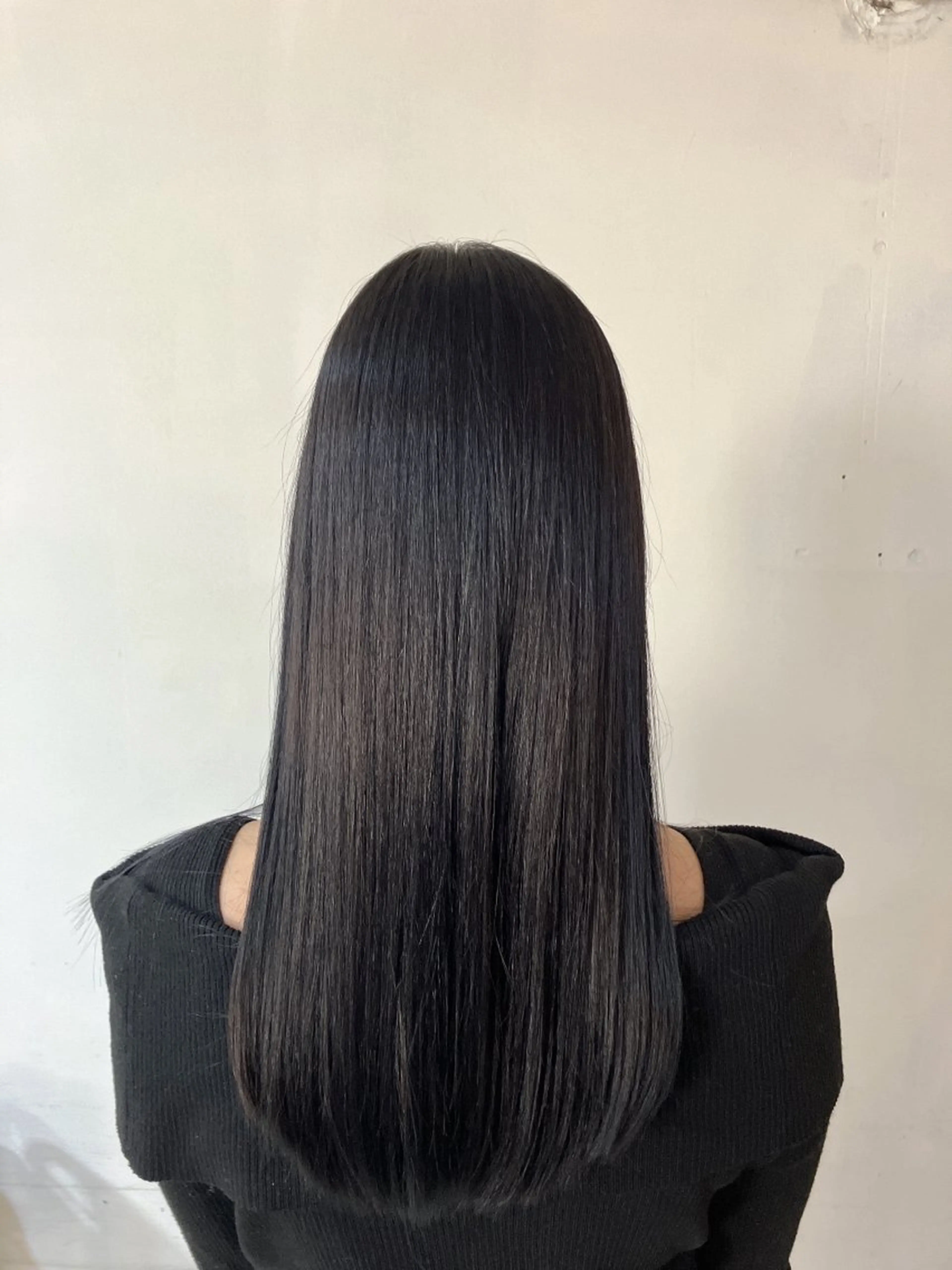 ロング カラー カット ヘアカラー 縮毛矯正 door white hideのヘアスタイル