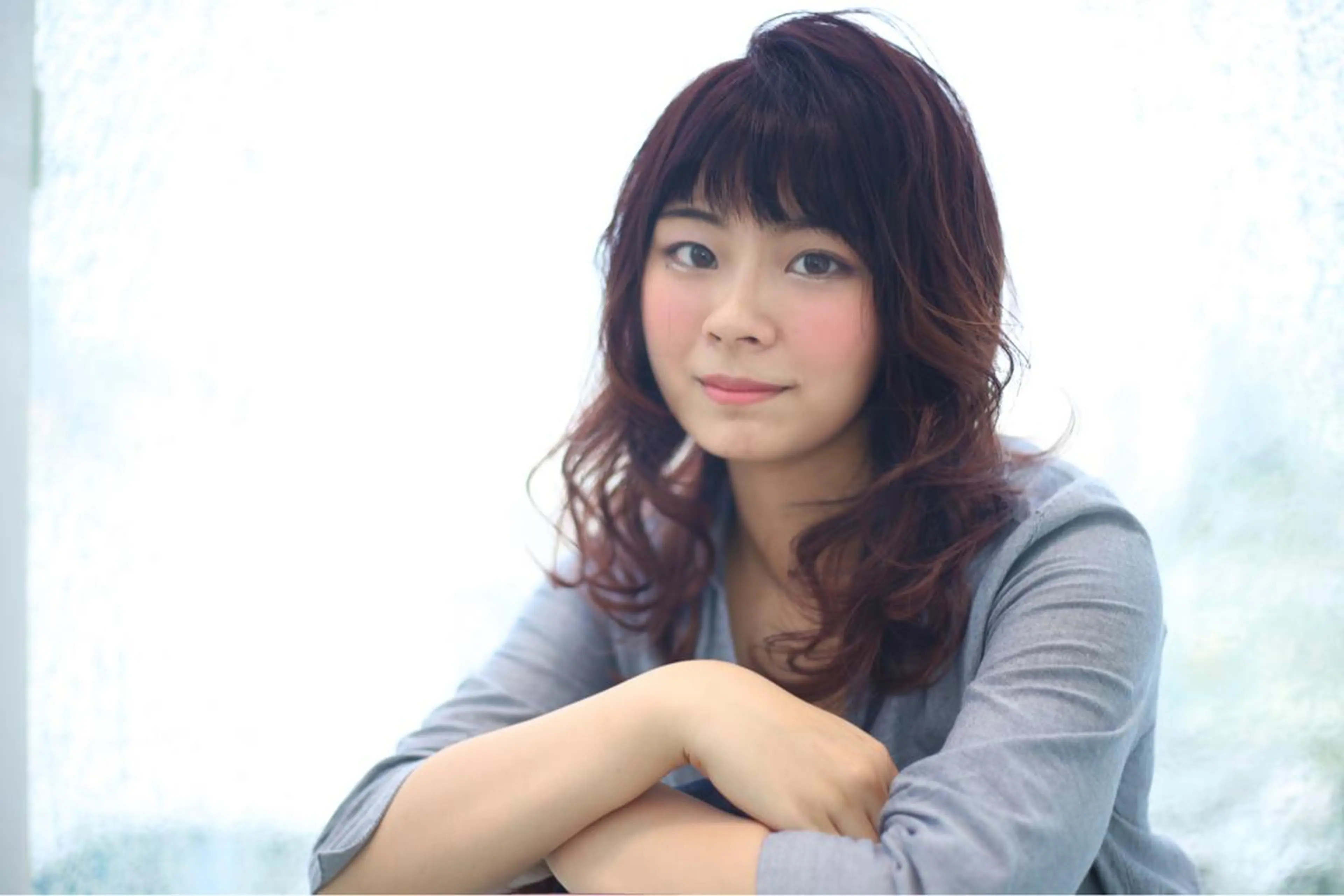 ミディアム セミロング ロング カラー Re:ta Hair 飯田淳平のヘアスタイル