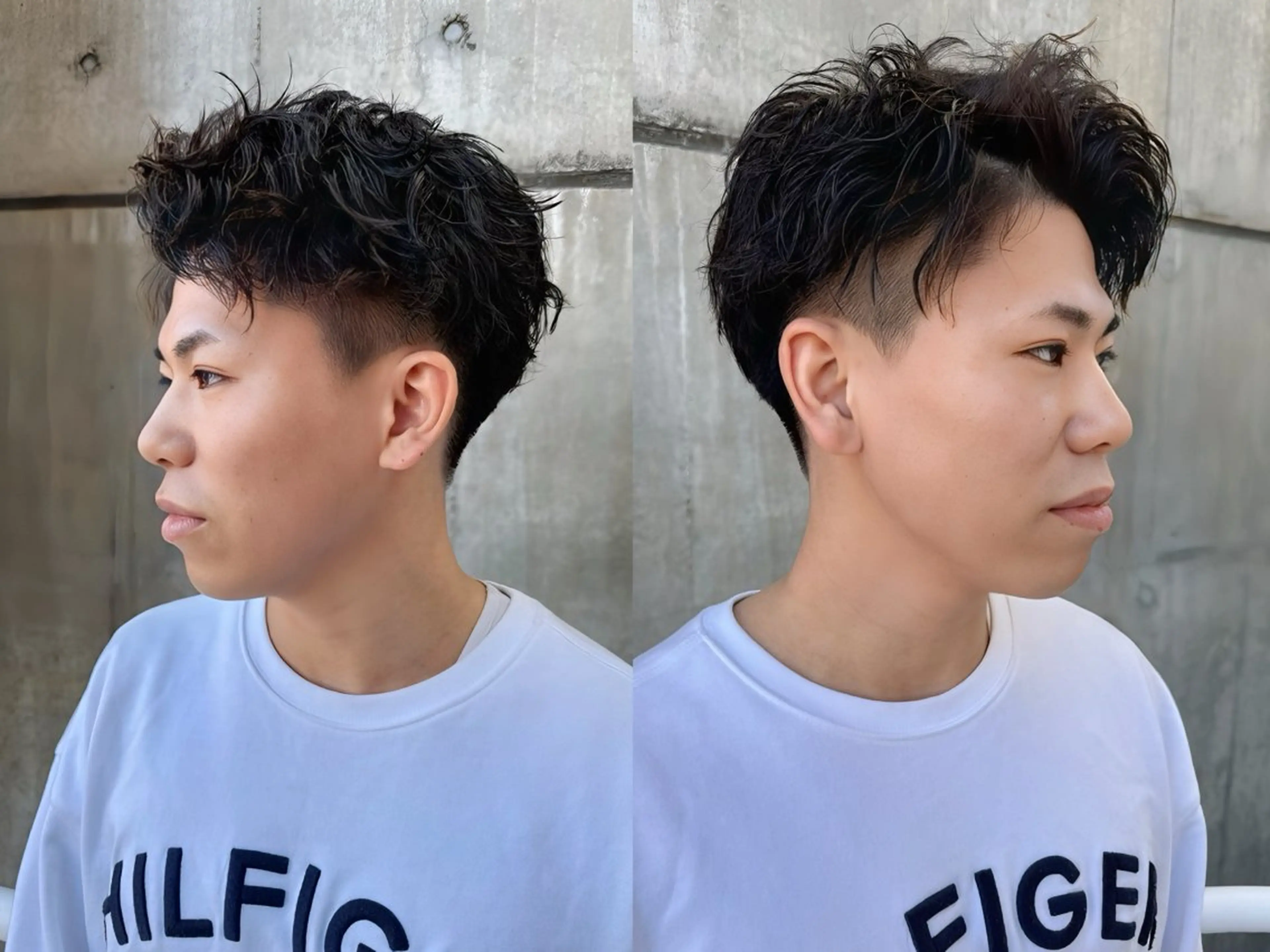 ショート メンズ カット パーマ トリートメント ヘッドスパ イーストハムネオ高木 亮人🌿のヘアスタイル