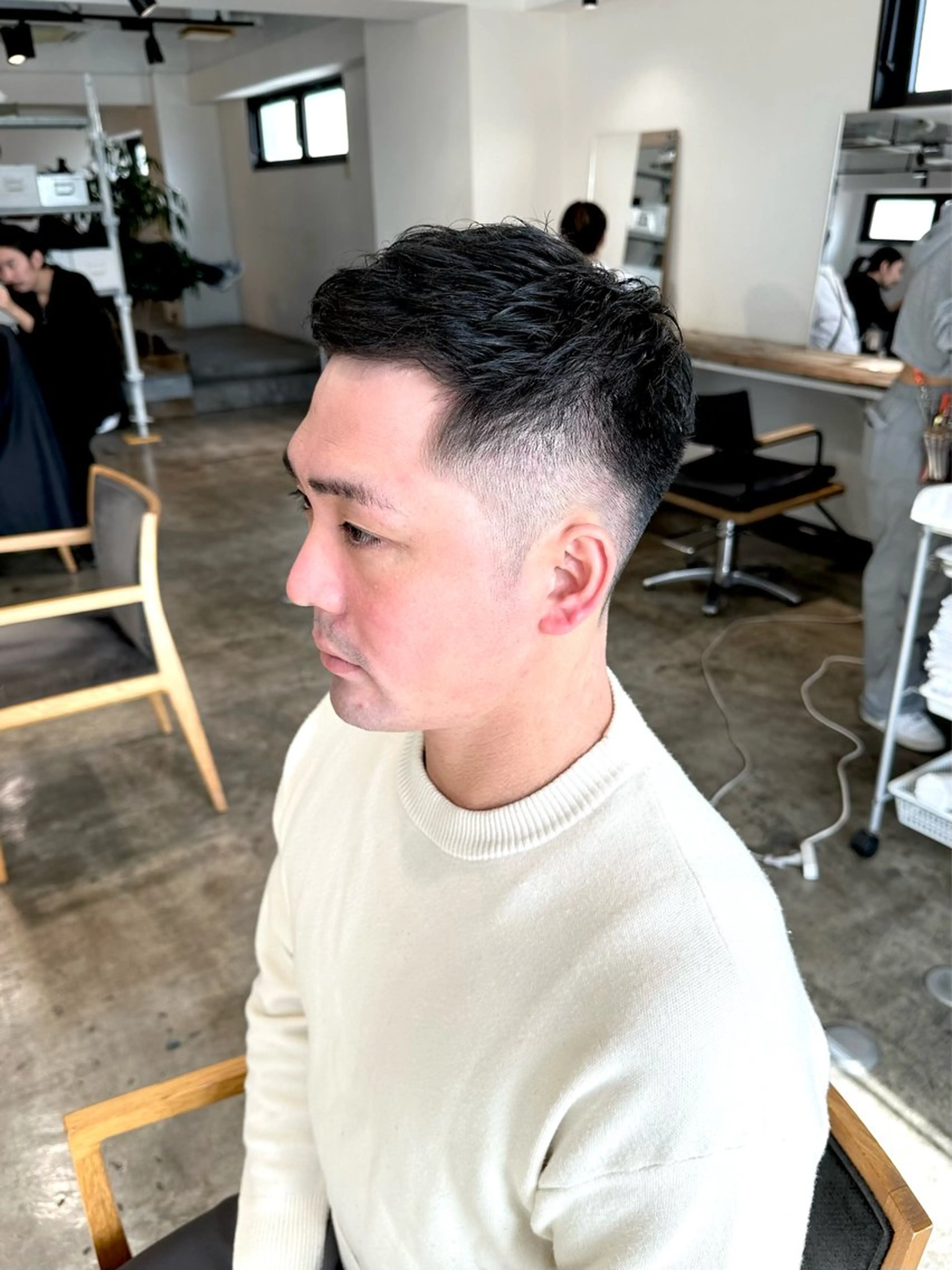 メンズ ビジネス フェードカット 刈り上げ カット 骨格補正施術/メンズ 専門美容師/YUYAのヘアスタイル