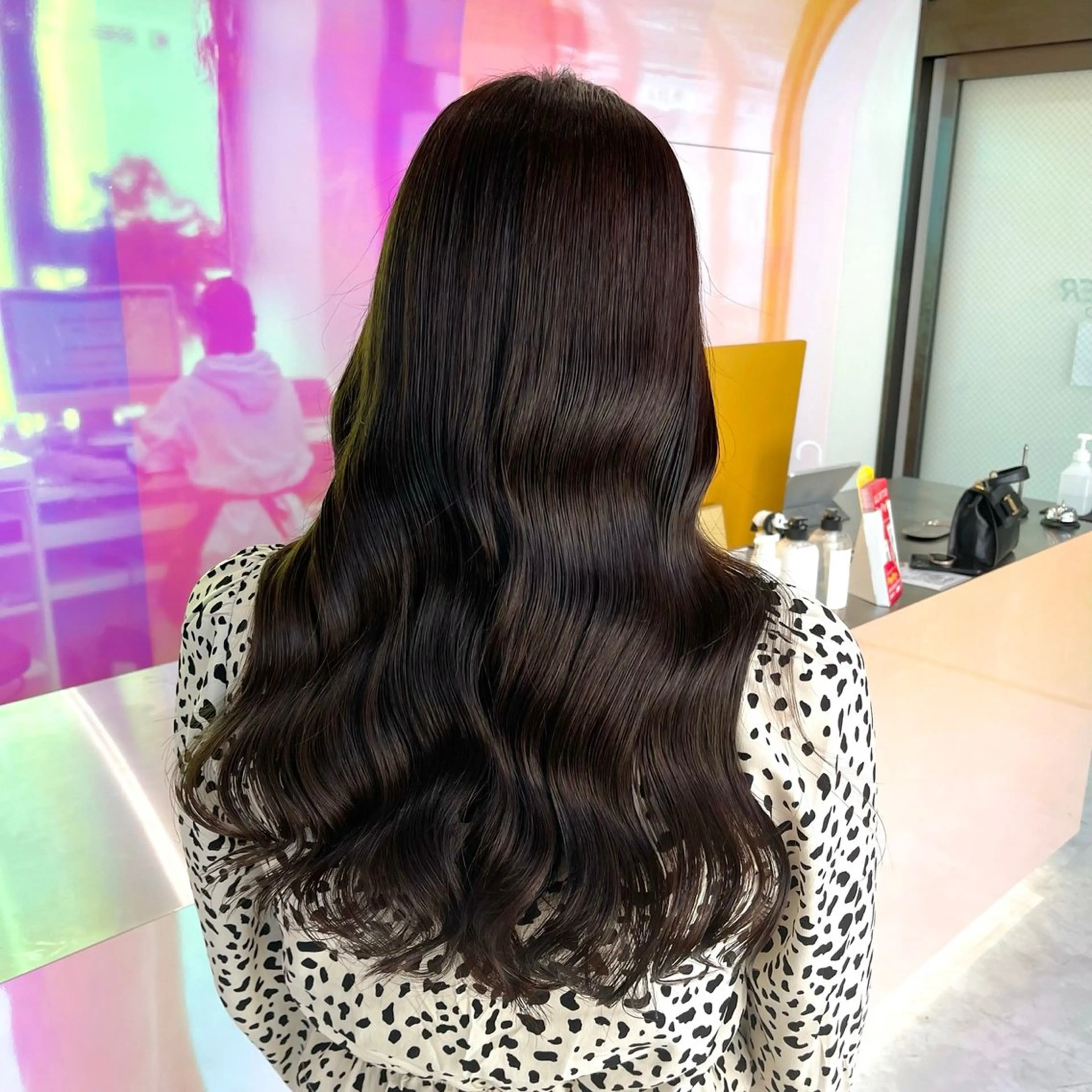 ロング カラー パーマ ヘアアレンジ メンズ 🤍透明感カラー🤍 ブリーチ🤍AINEのヘアスタイル