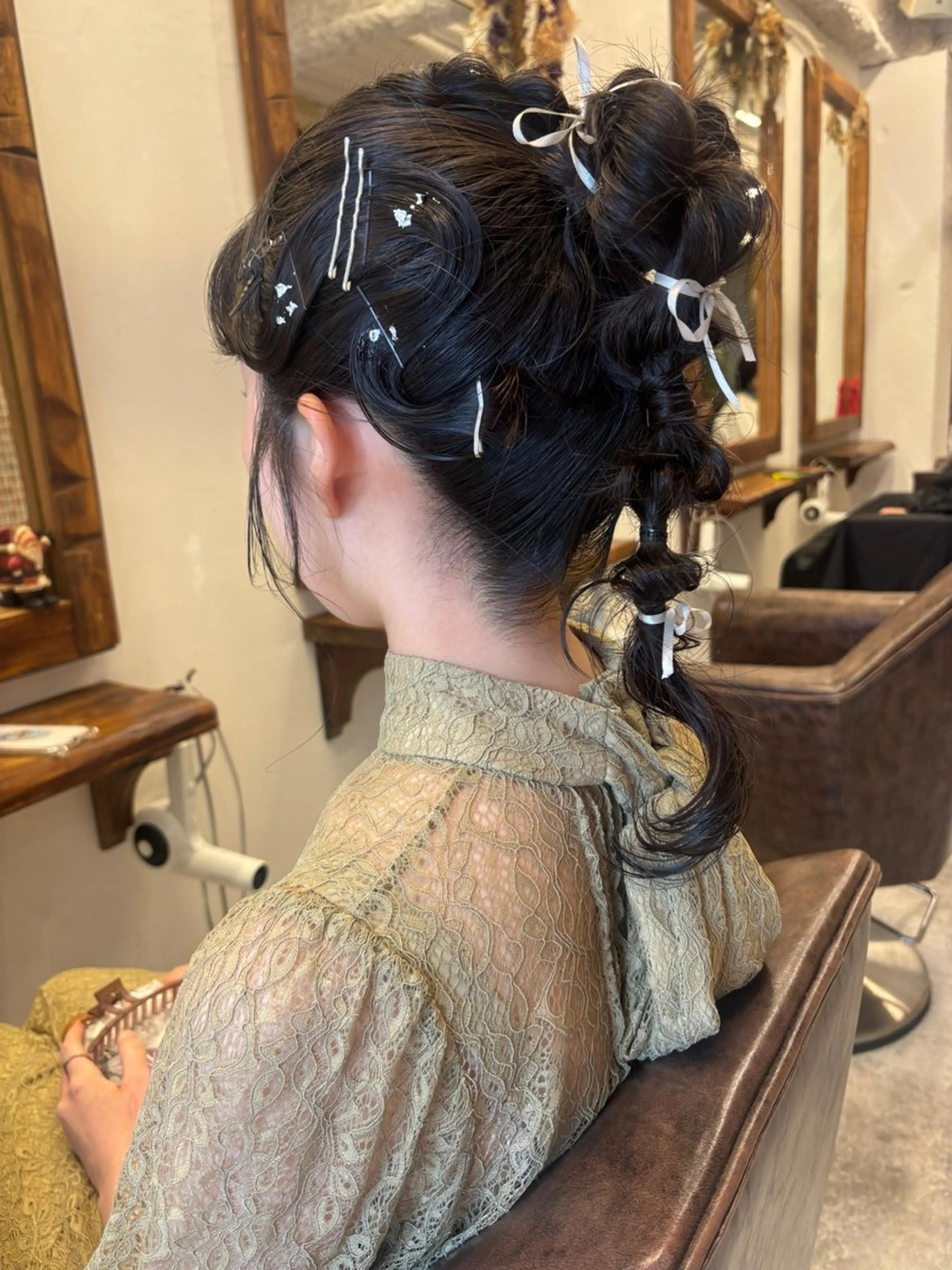 🦋ヘアセットの写真