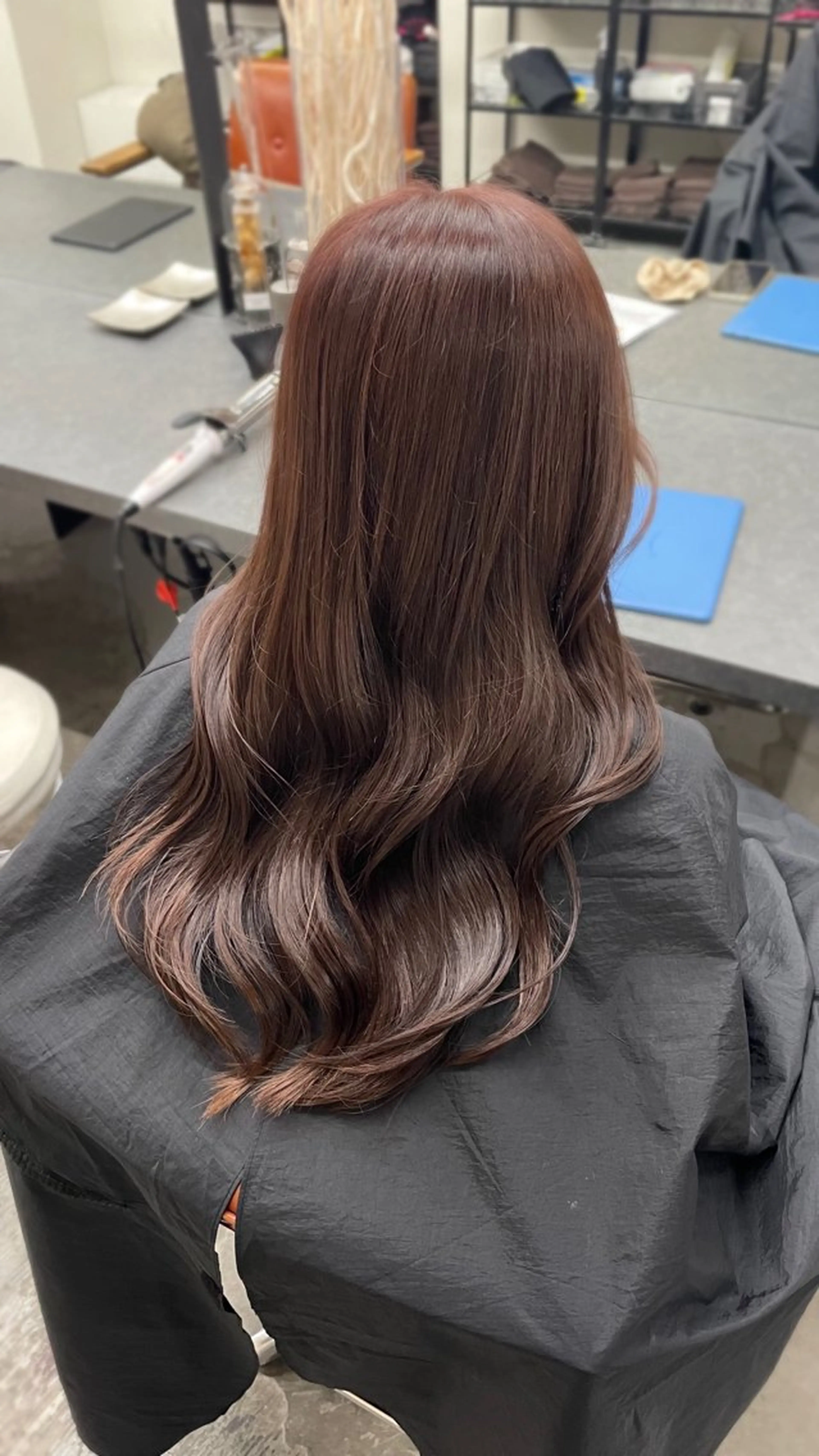 ロング カラー nico麻生 加賀谷 すみれのヘアスタイル