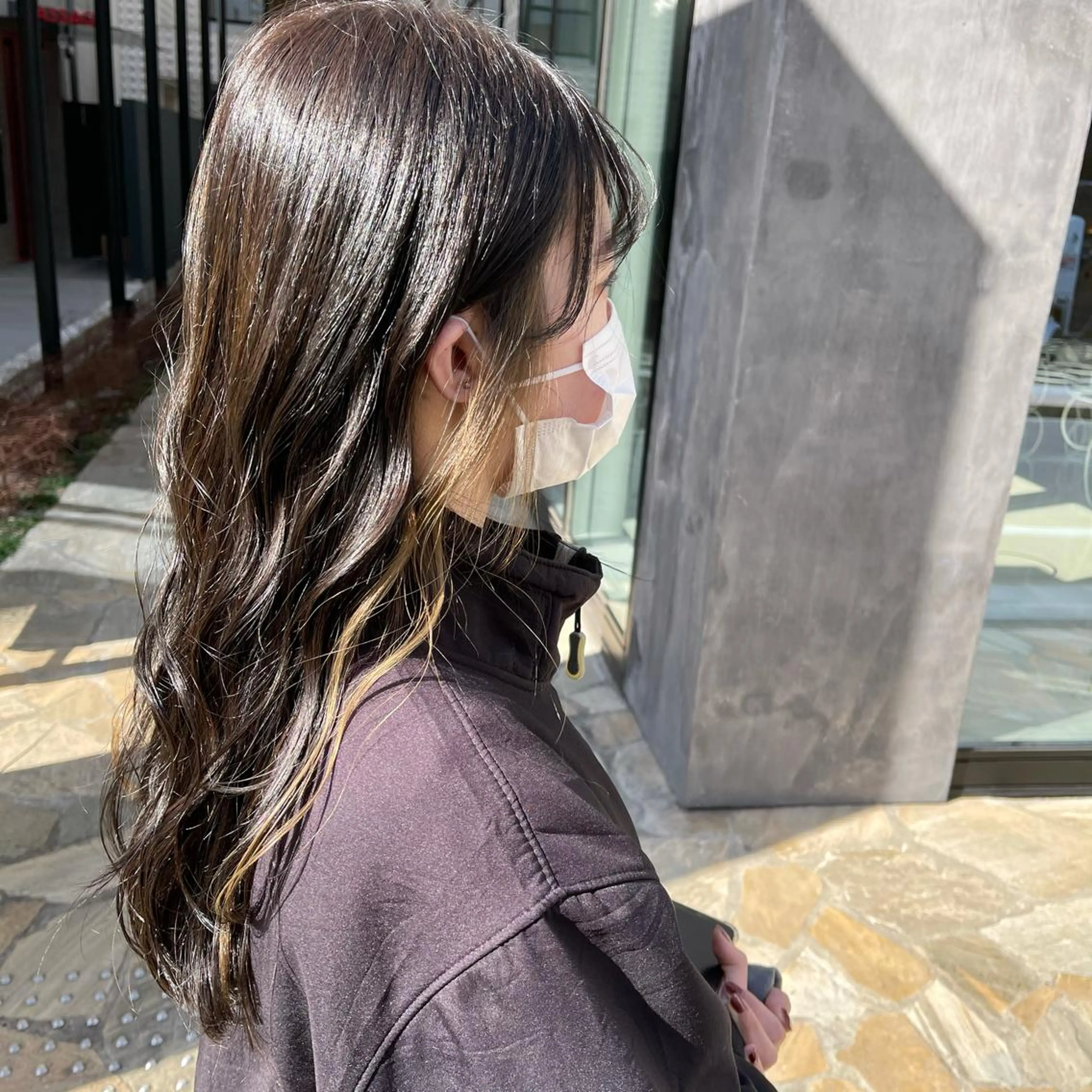ロング カラー ブロンド イヤリングカラー 📍葛西りんたろう/ ENVのヘアスタイル