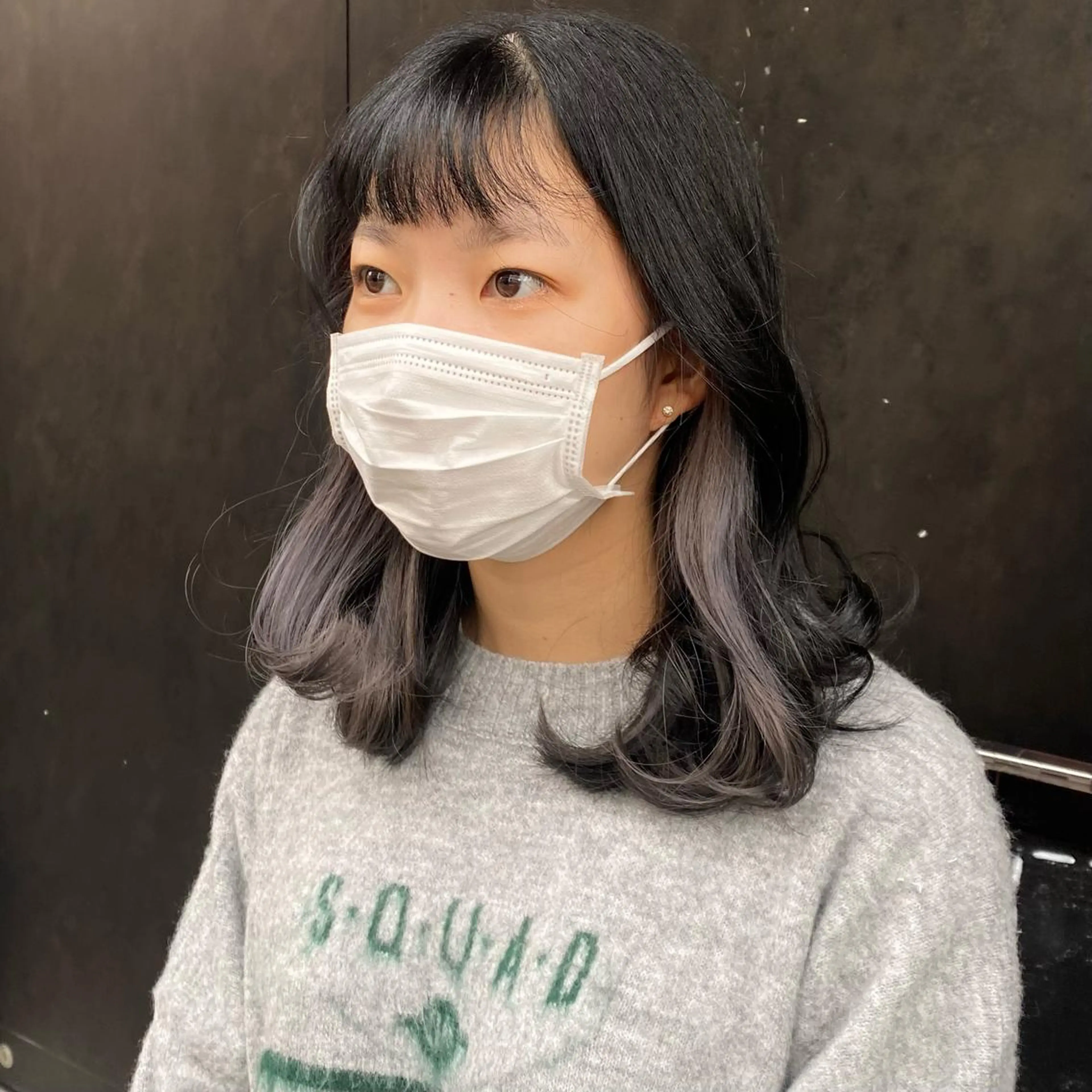 ミディアム カラー ヘアカラー 比嘉 陽のヘアスタイル