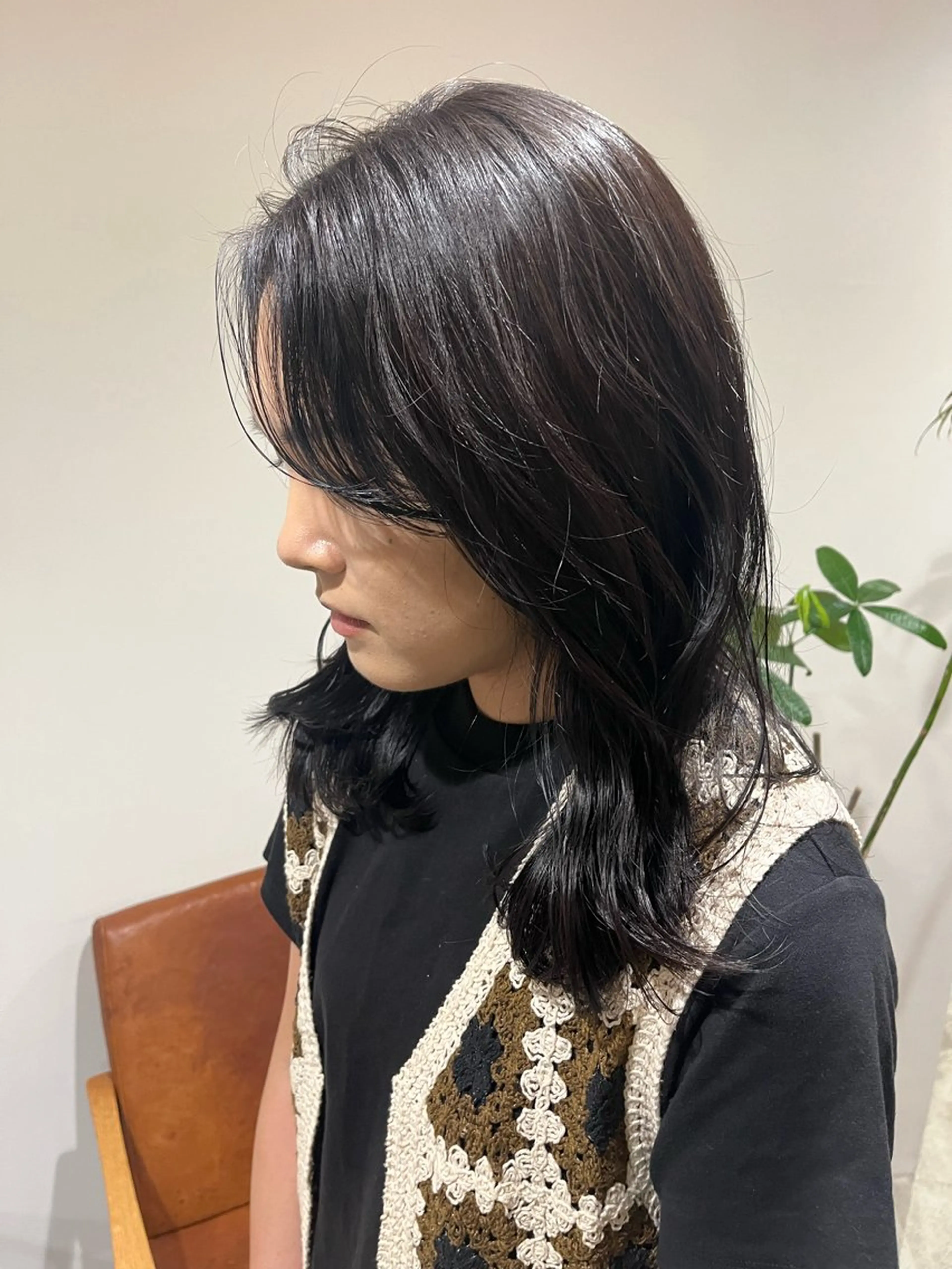 セミロング レイヤーカット カット 梅田美容室/カット /Maoのヘアスタイル