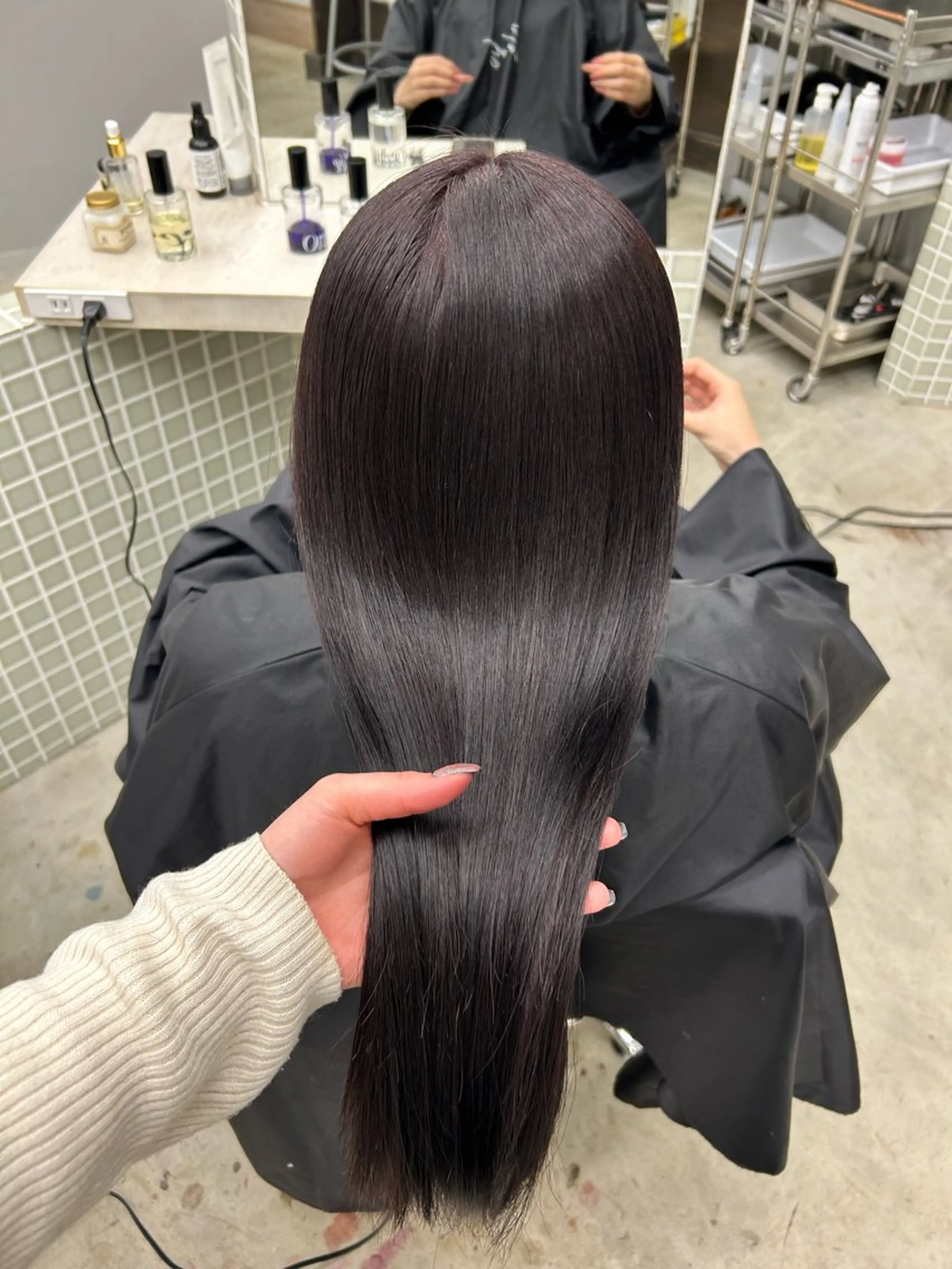 ロング カラー ヘアカラー 吉田 菫のヘアスタイル