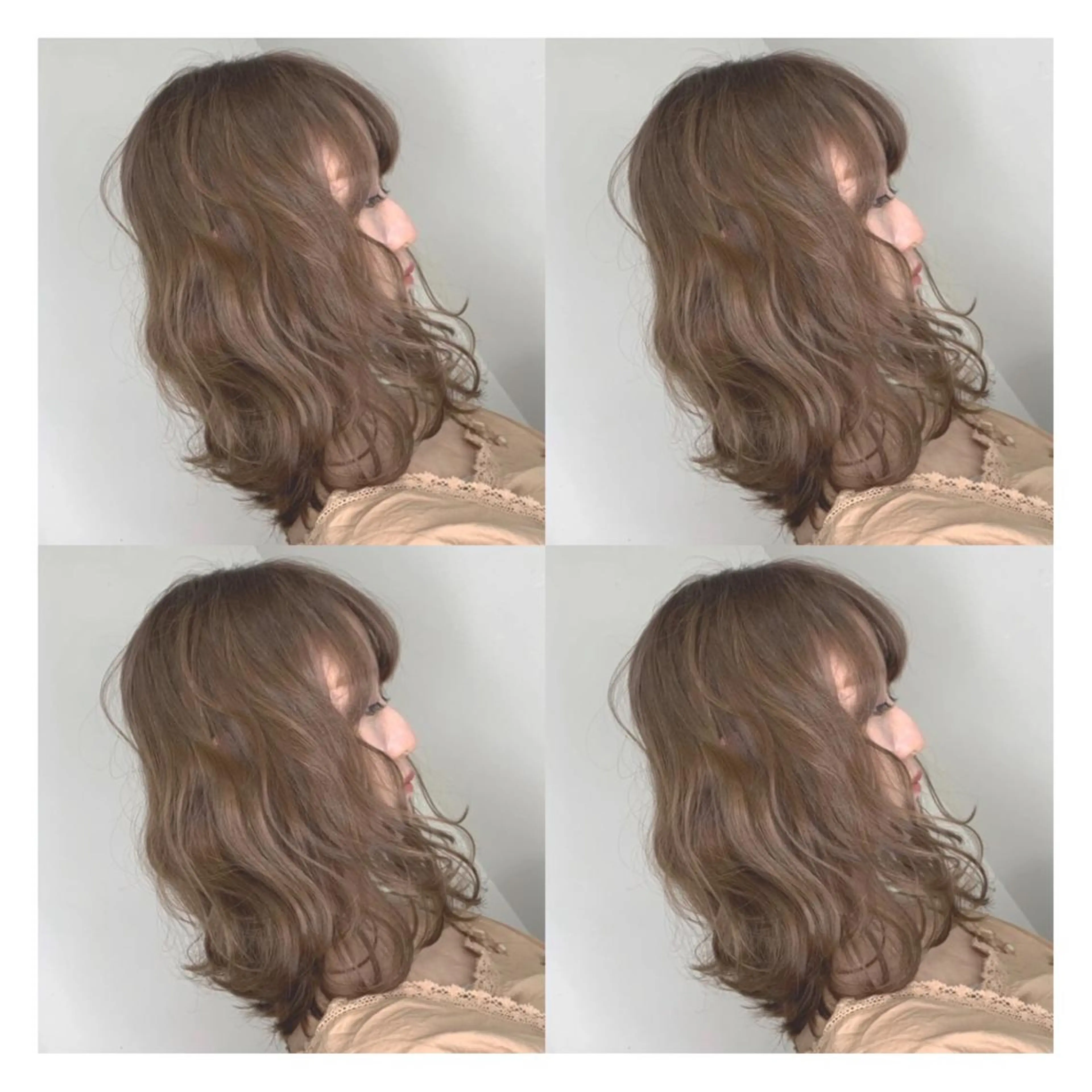 セミロング カラー ヘアアレンジ ange☞ soutaのヘアスタイル
