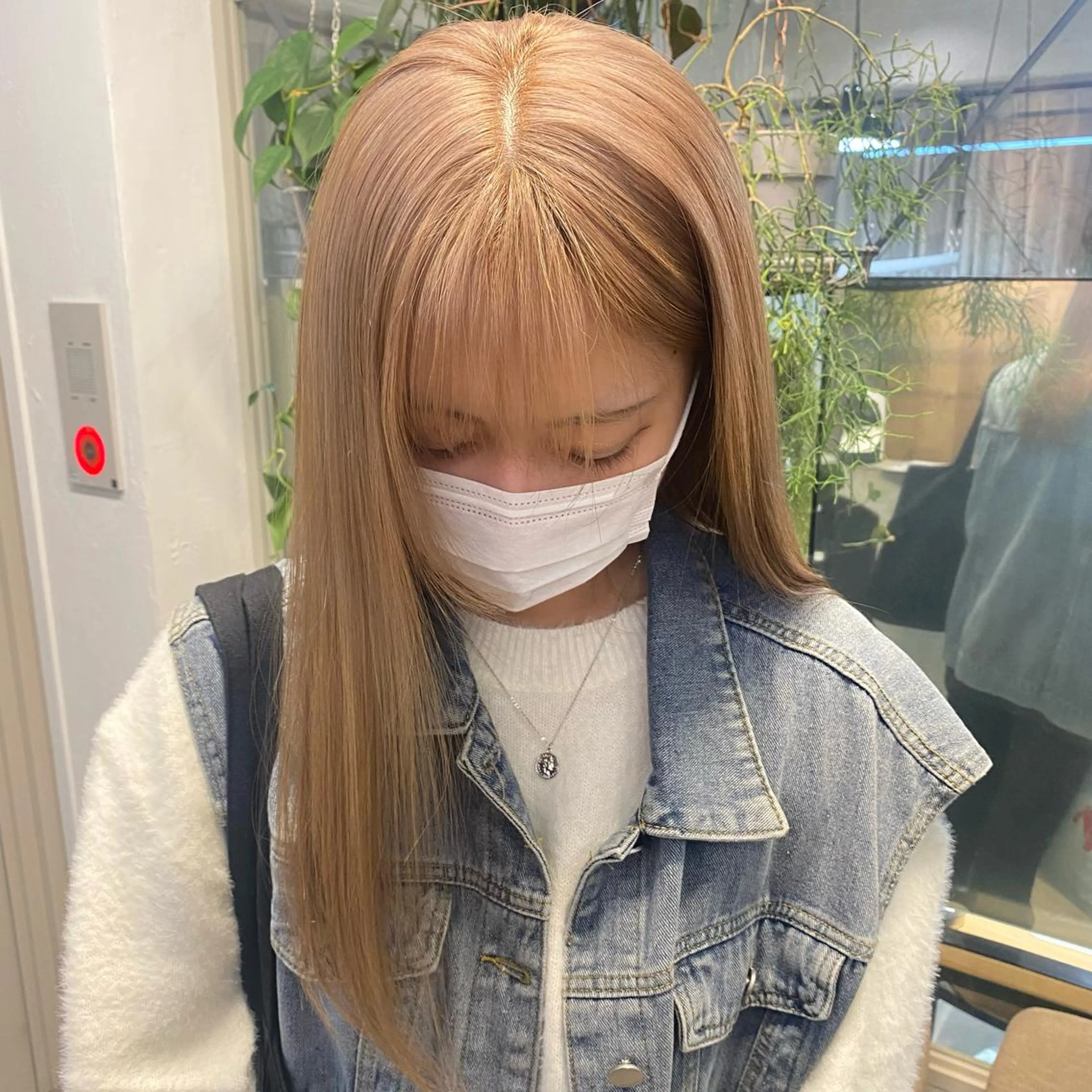 ロング カラー ブリーチ 縮毛矯正/カラー ✨️Mariamuのヘアスタイル