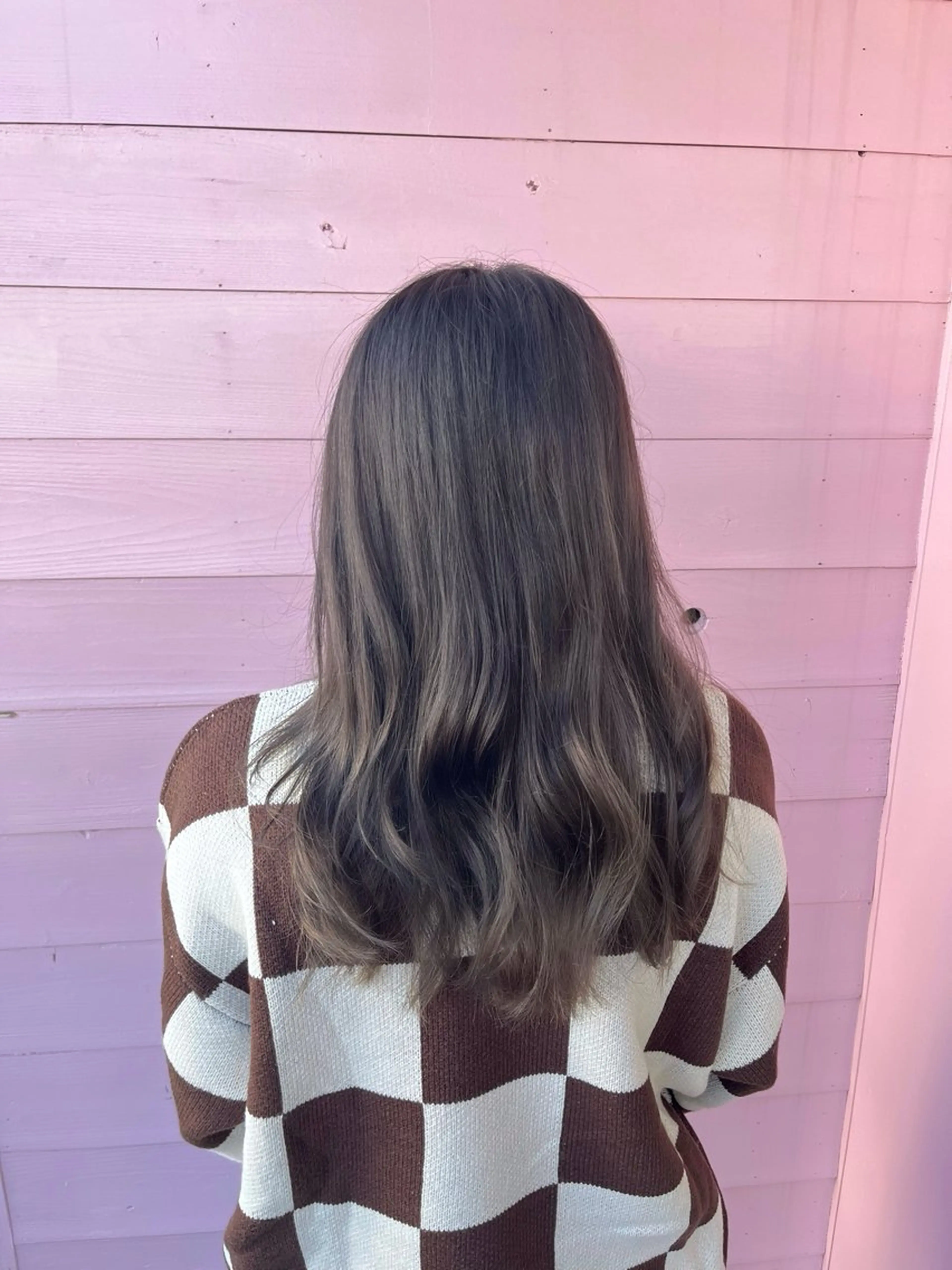 セミロング ボヌールソレイユ所属・☁️彦坂唯有/ 透明感カラー☁️のヘアスタイル