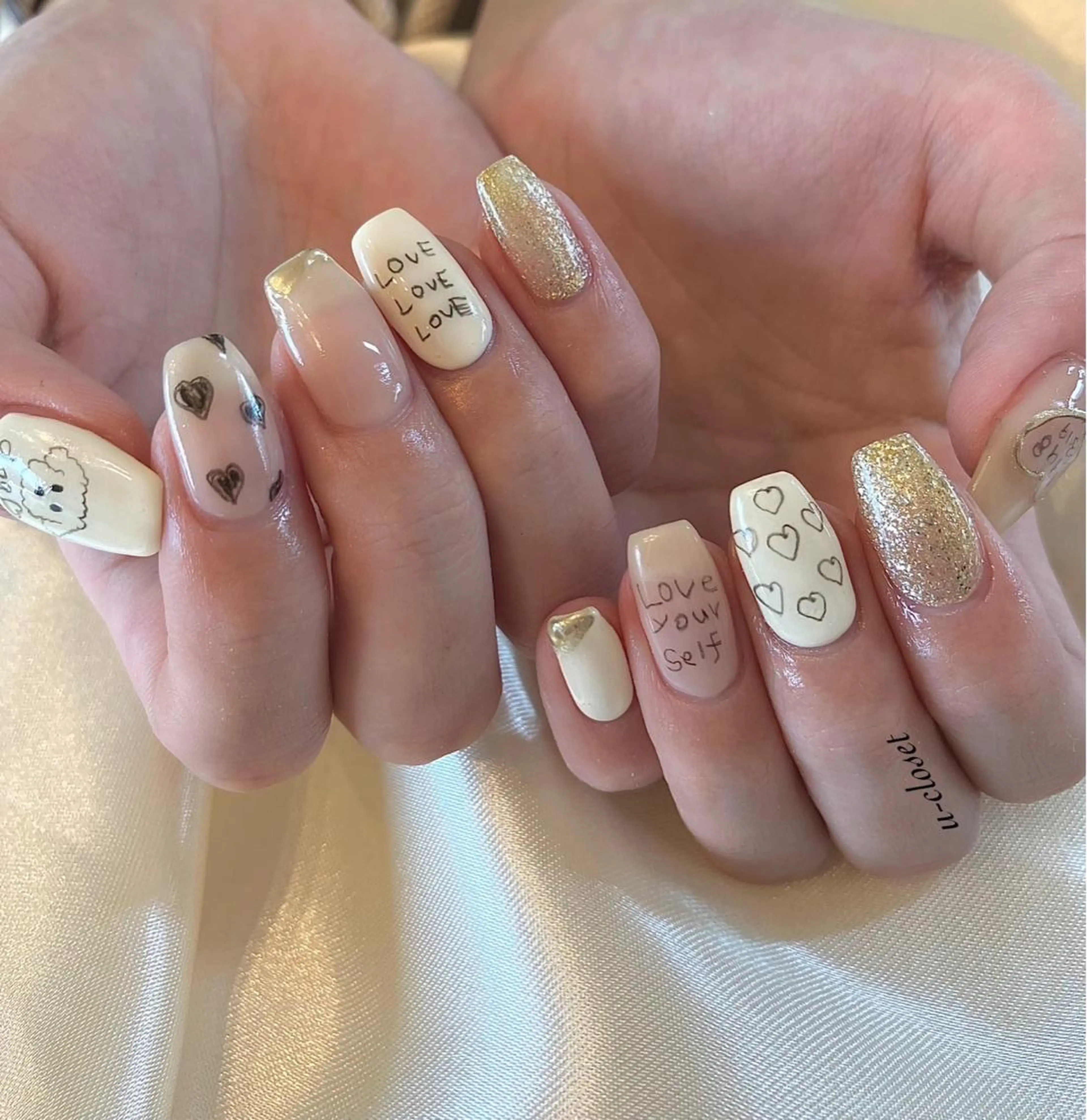 ネイル ハンドネイル u closetのネイルデザイン