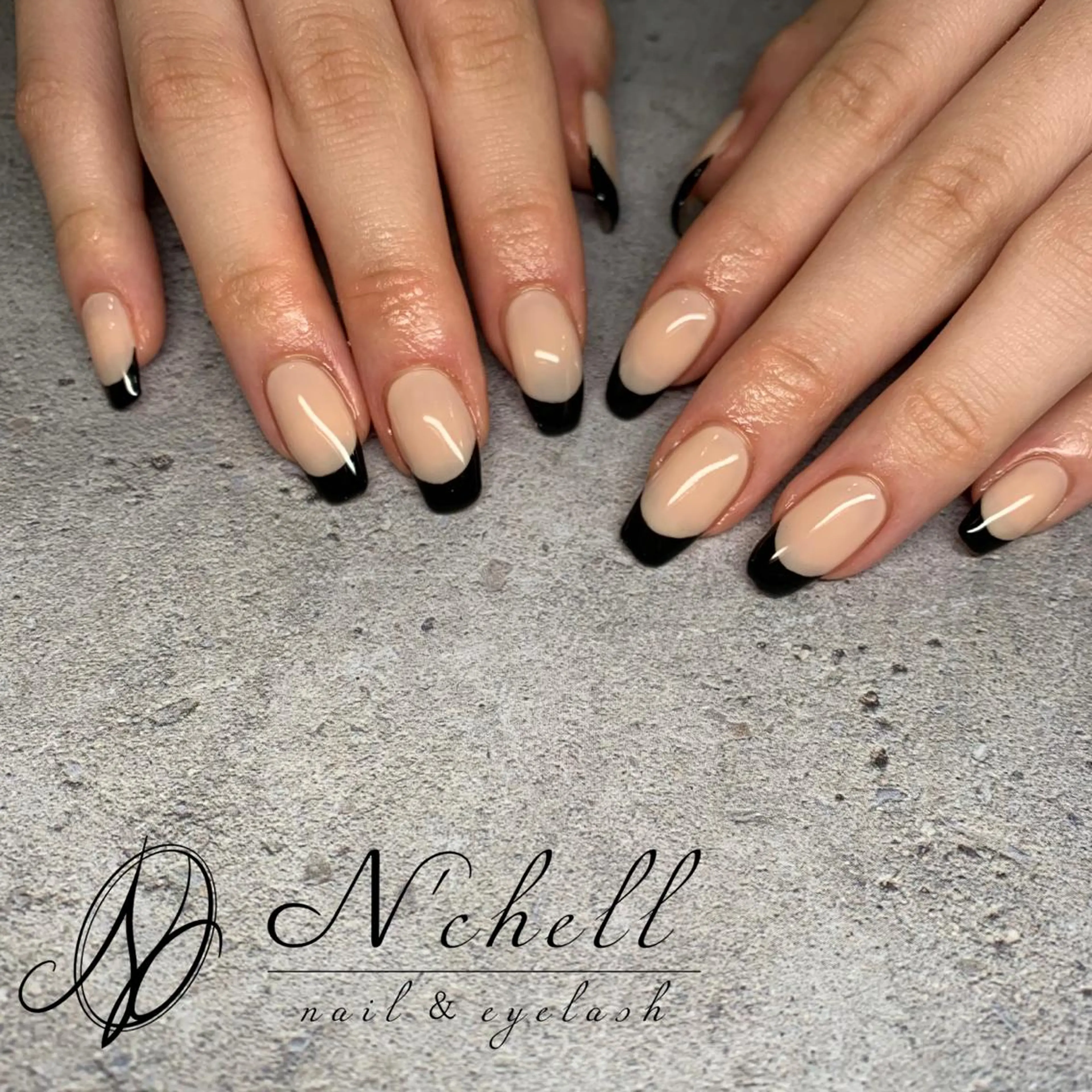 ネイル フレンチネイル ハンドネイル Nailist Minekiのネイルデザイン