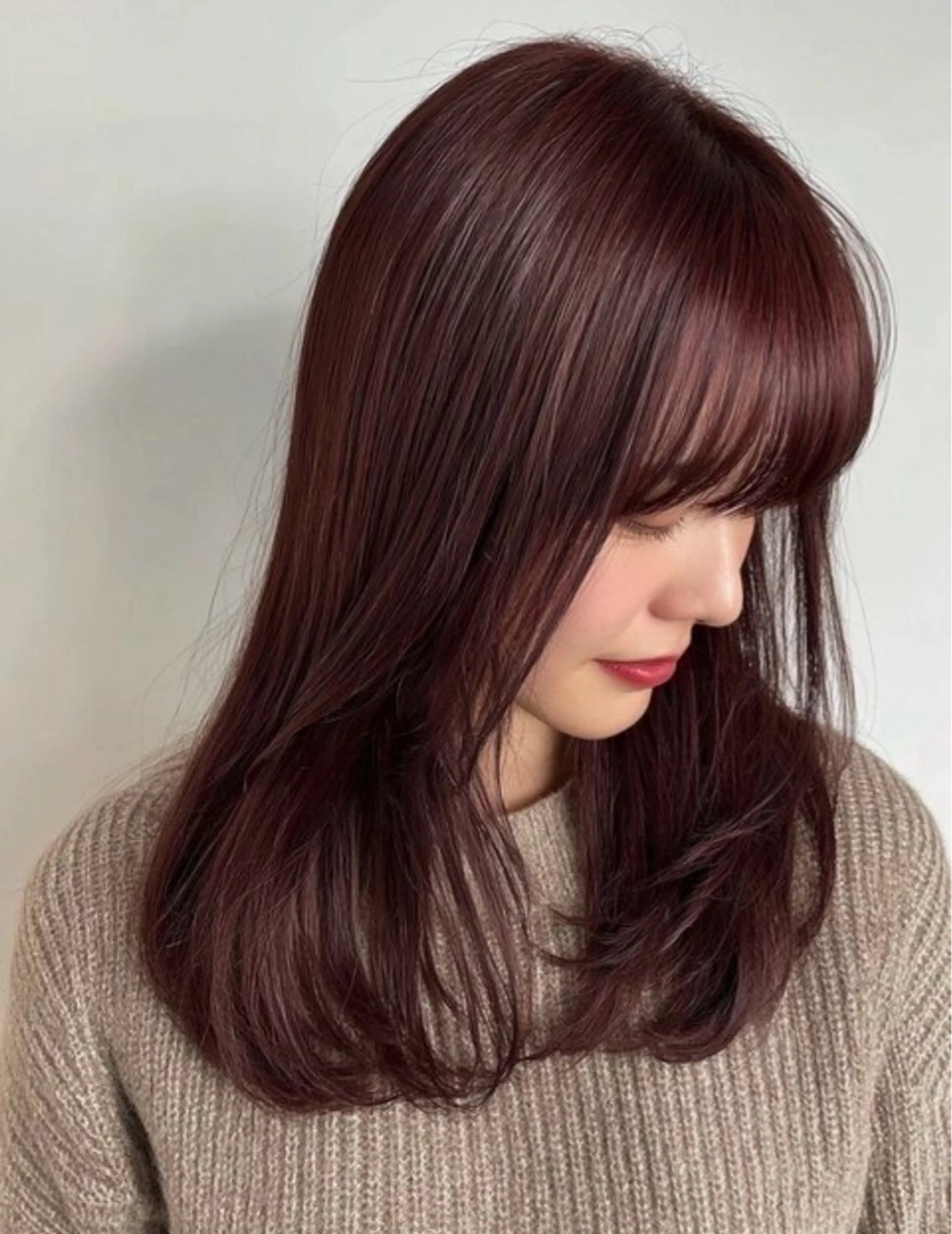 セミロング ヘアカラー トリートメント ヘッドスパ Trinity所属・𝐌𝐢𝐮 /本厚木美容室のヘアスタイル