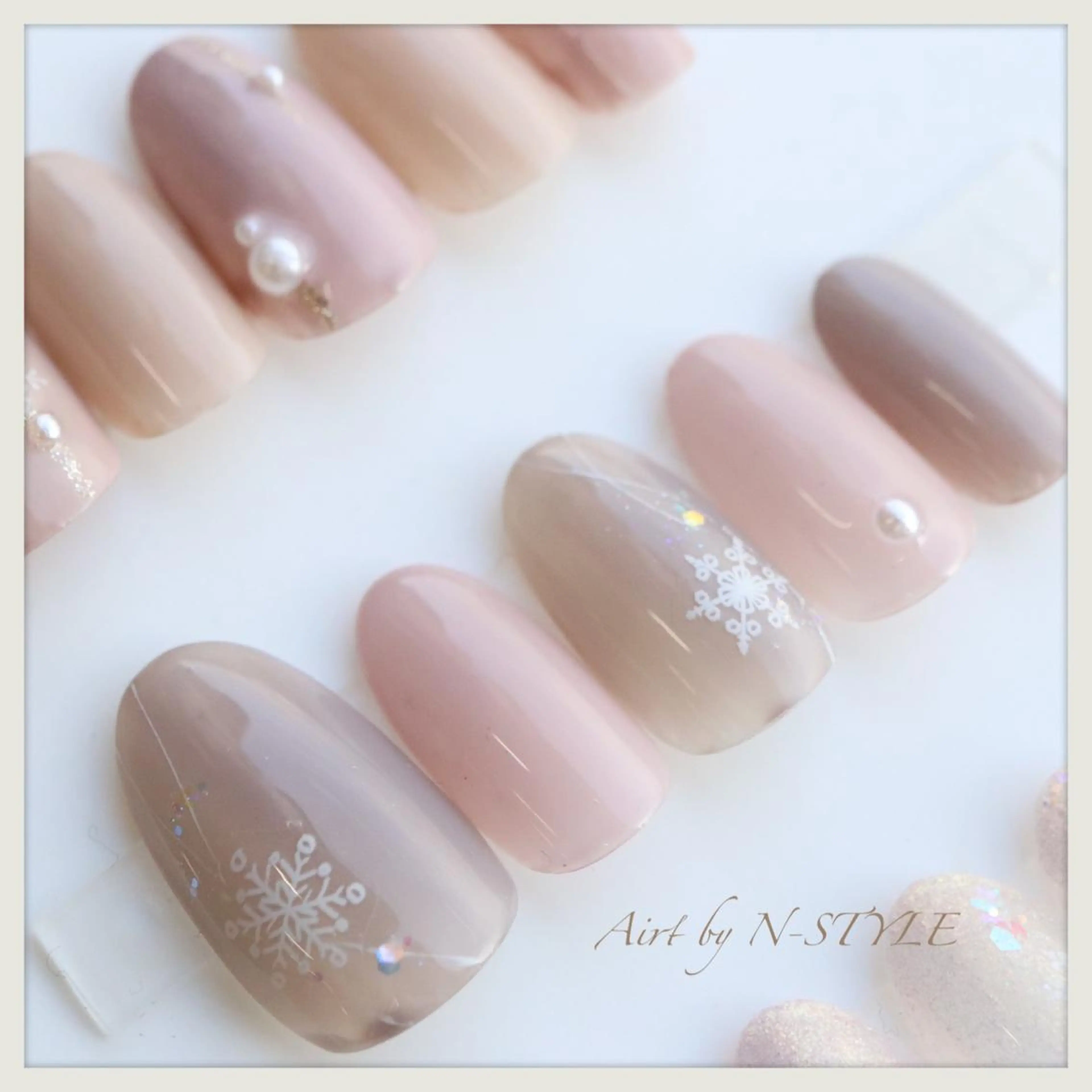 ネイル ハンドネイル ネイルN-STYLE スタッフのネイルデザイン