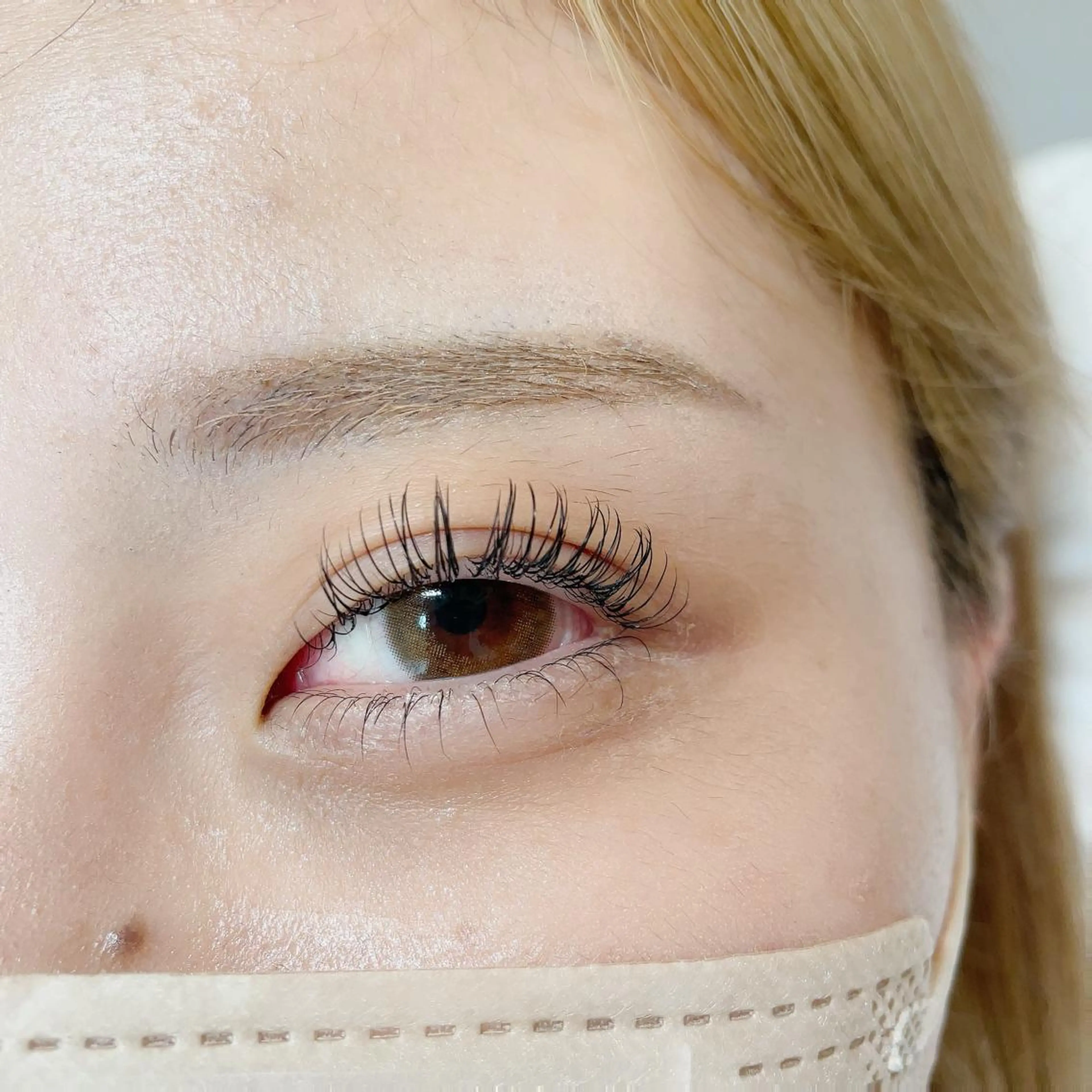 パリエク　100本🐰(オフ込み/フラットラッシュ、カラー変更可🌈) 【2回目の方は11000円】の写真