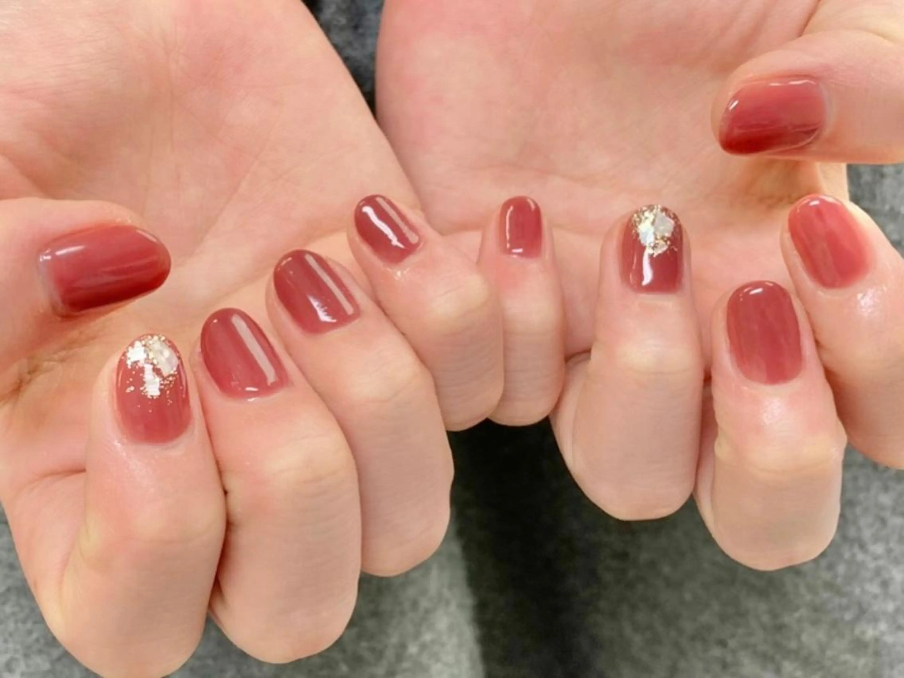 ネイル アートネイル シンプルネイル Mojyam nail所属・松本 実咲のネイルデザイン