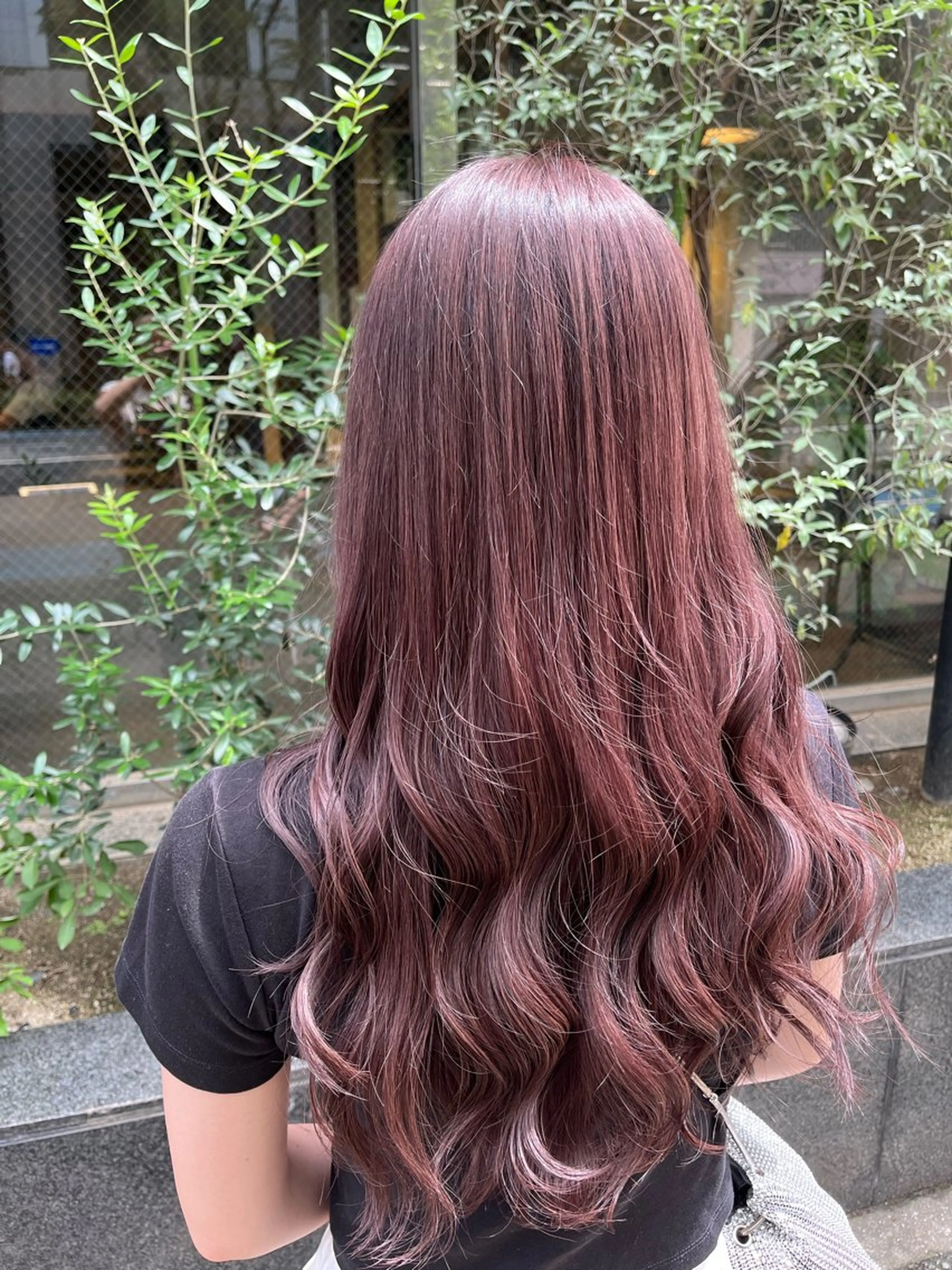 カラー ヘアカラー トリートメント えんぐちとも／透明感 カラー／博多ボブのヘアスタイル