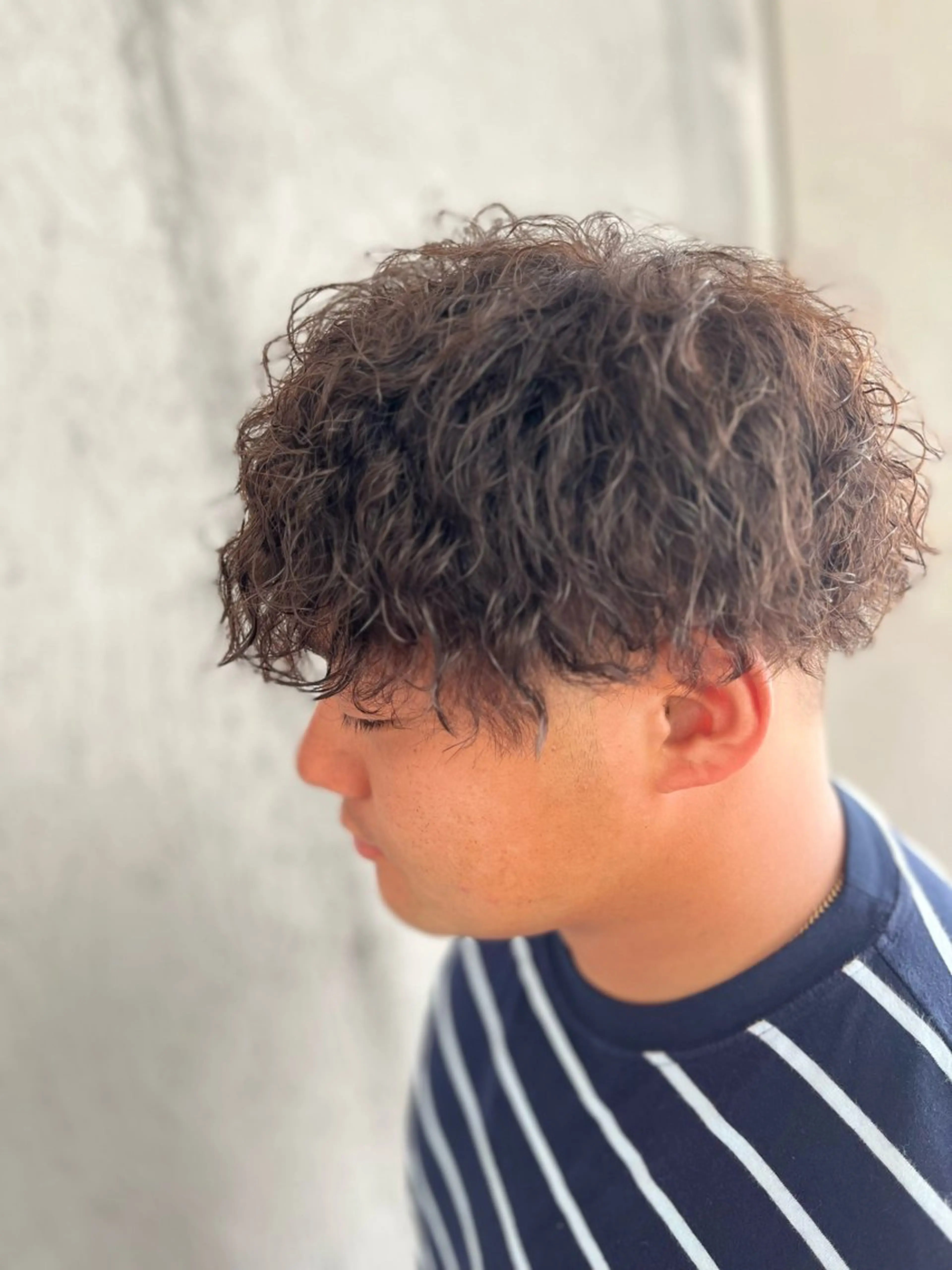 メンズカット+パーマの写真