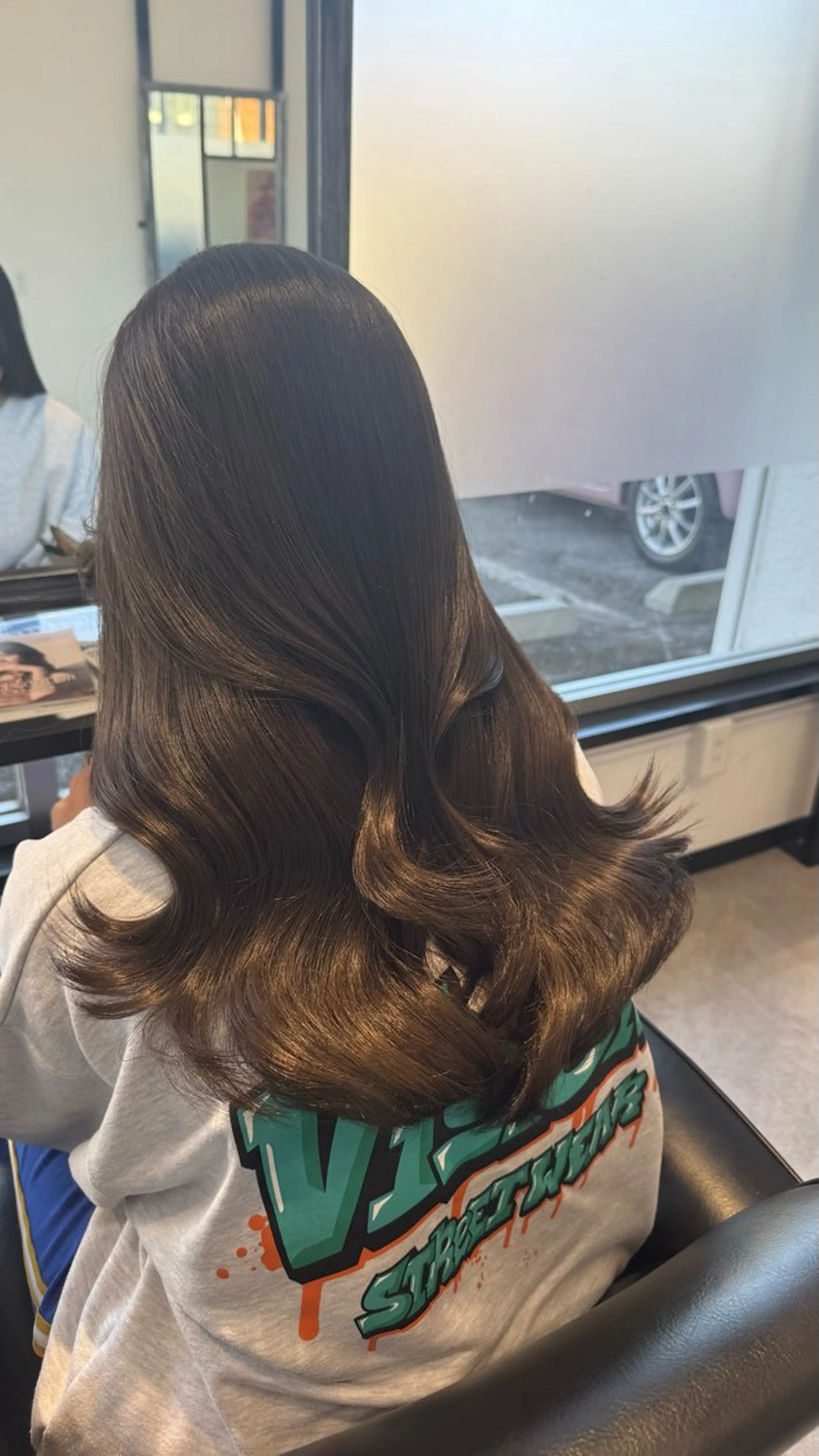 セミロング カット ヘアカラー トリートメント 韓国ヘア/ベージュ カラー/髪質改善/涼のヘアスタイル