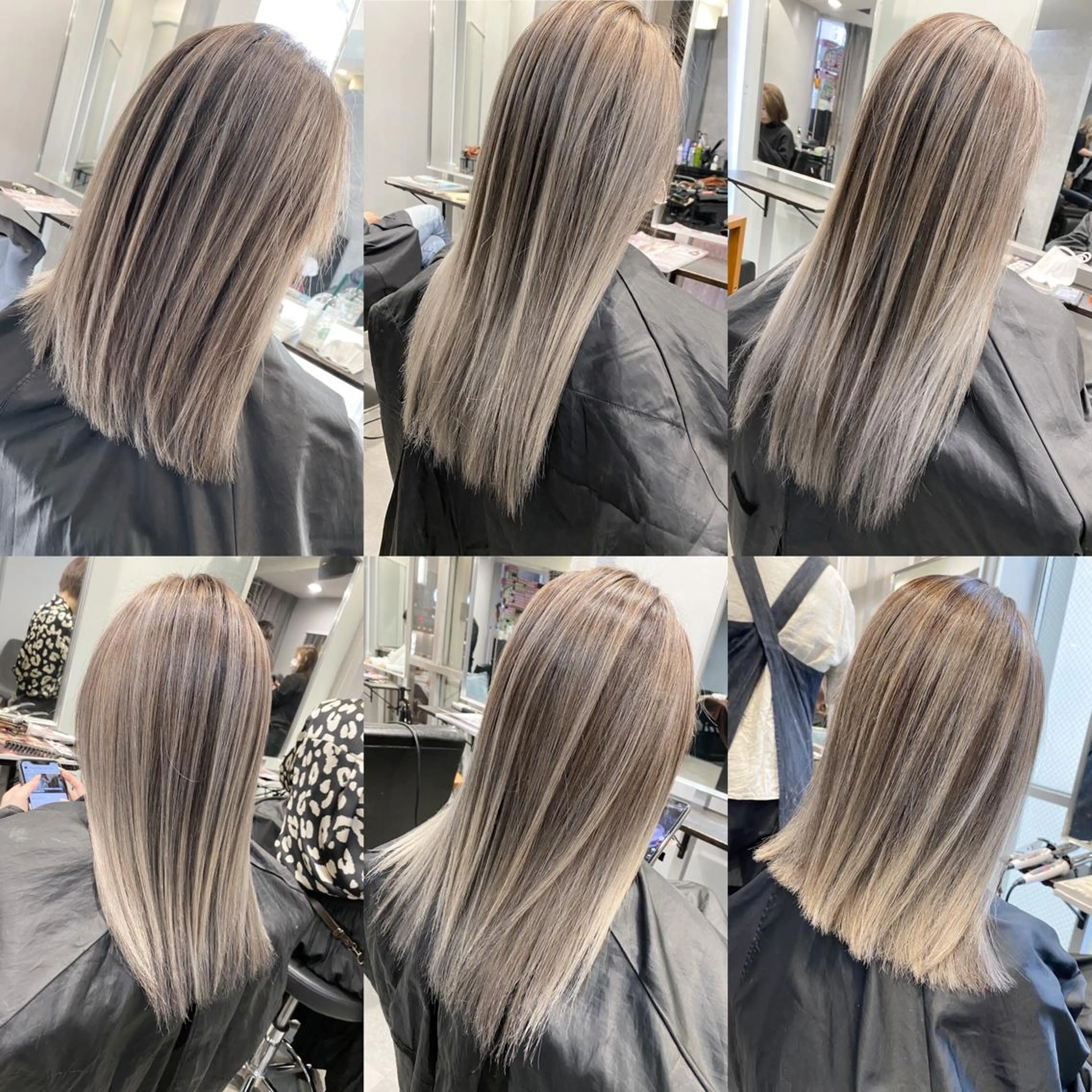 セミロング カラー ヘアアレンジ マツエク・マツパ トリートメント 井上 一平のヘアスタイル