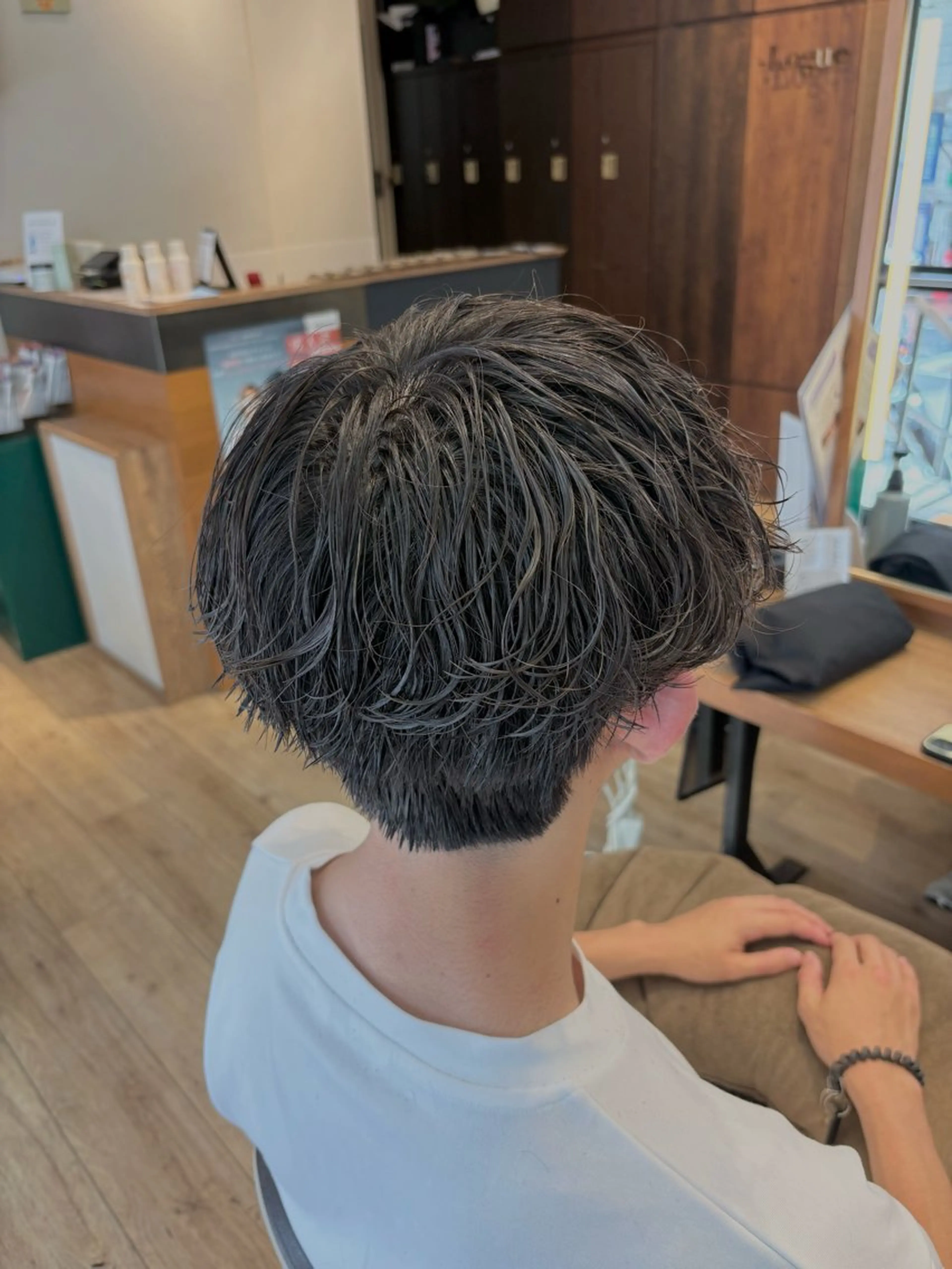 パーマ メンズ カット パーマ シャドウパーマ/縮毛 矯正/髪質改善/颯大のヘアスタイル