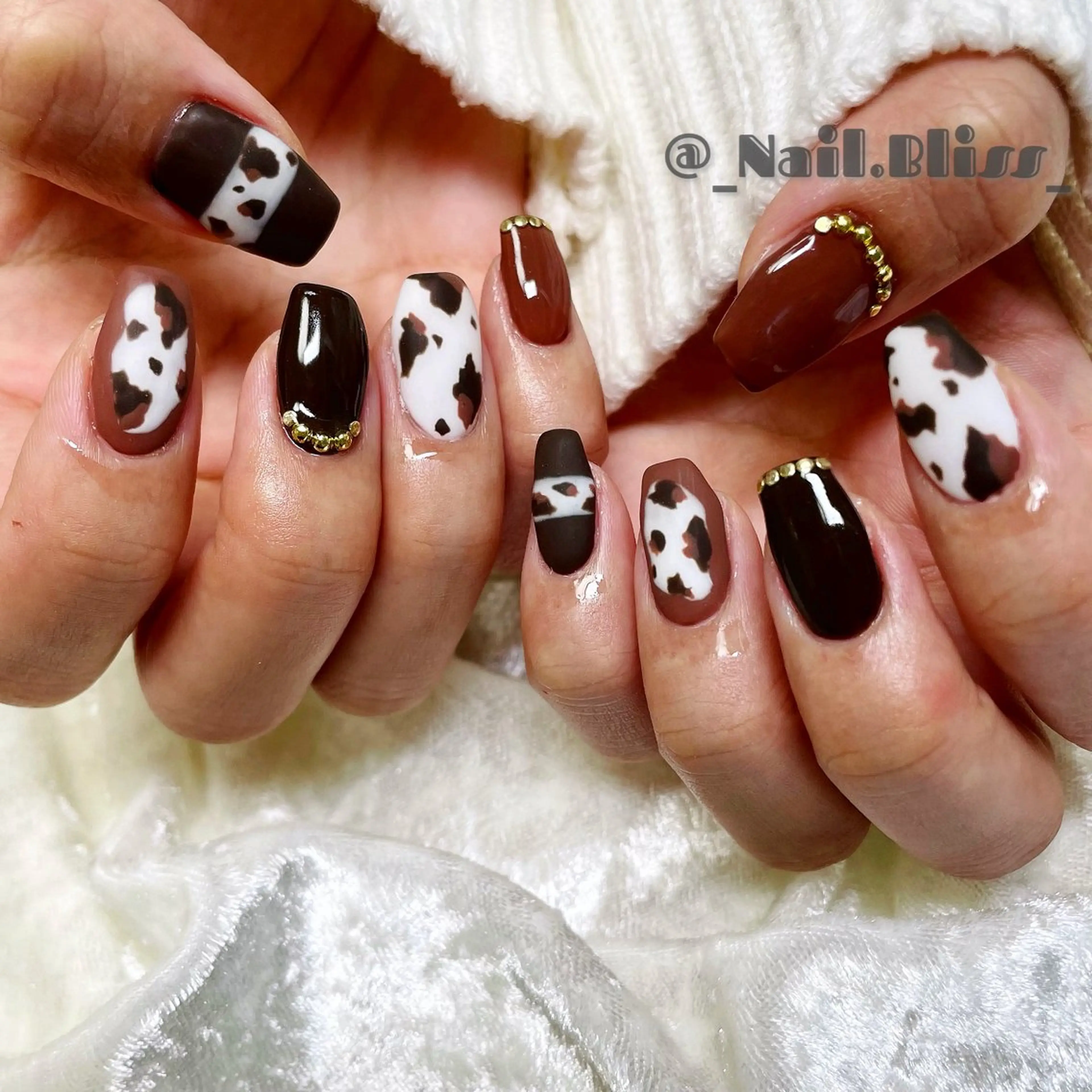 ネイル 持ち込み ハンドネイル NAIL BLISSのネイルデザイン