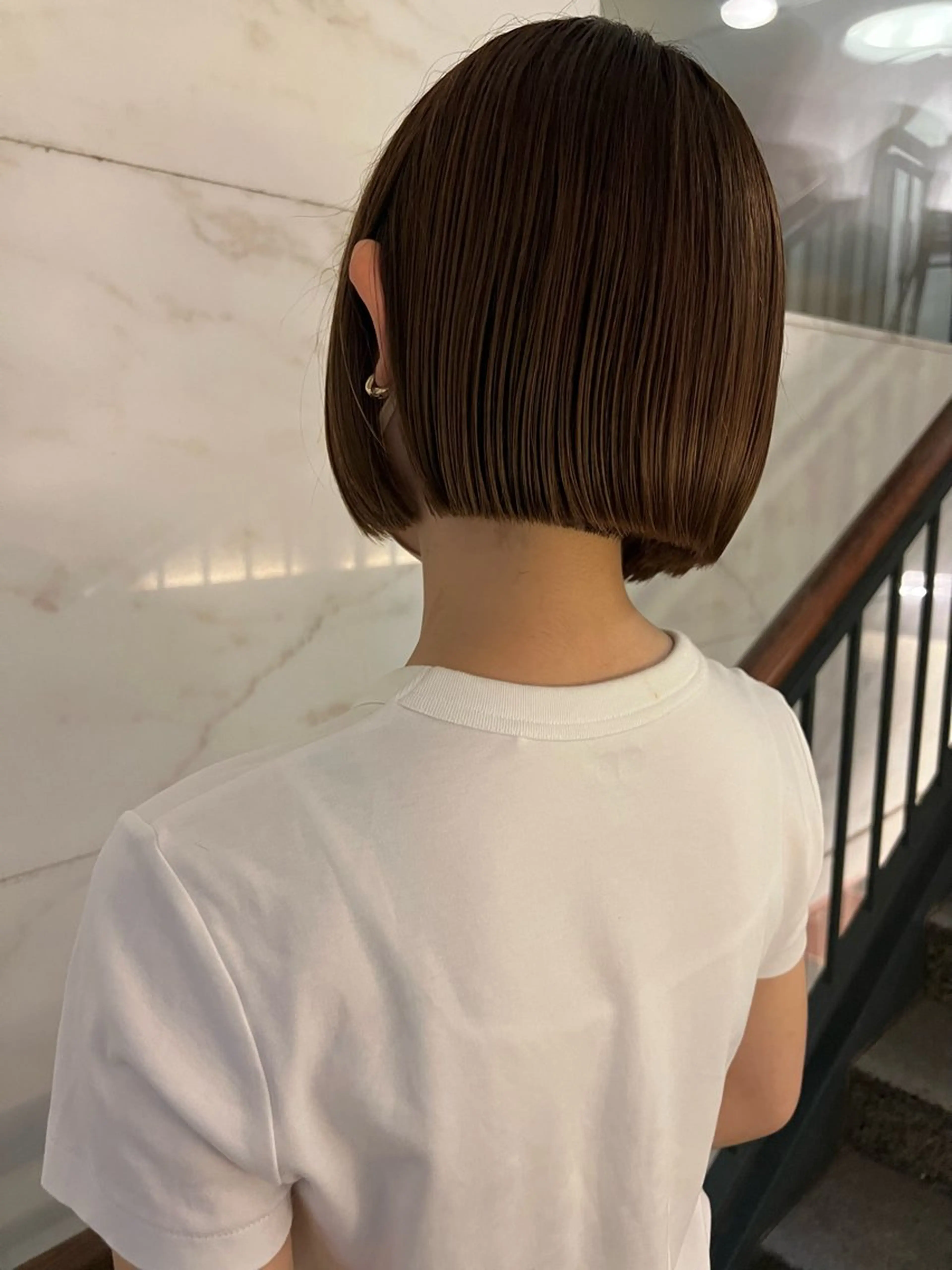 ショート ボブ カット ブリーチなし透明感 🪄aoi🤎のヘアスタイル